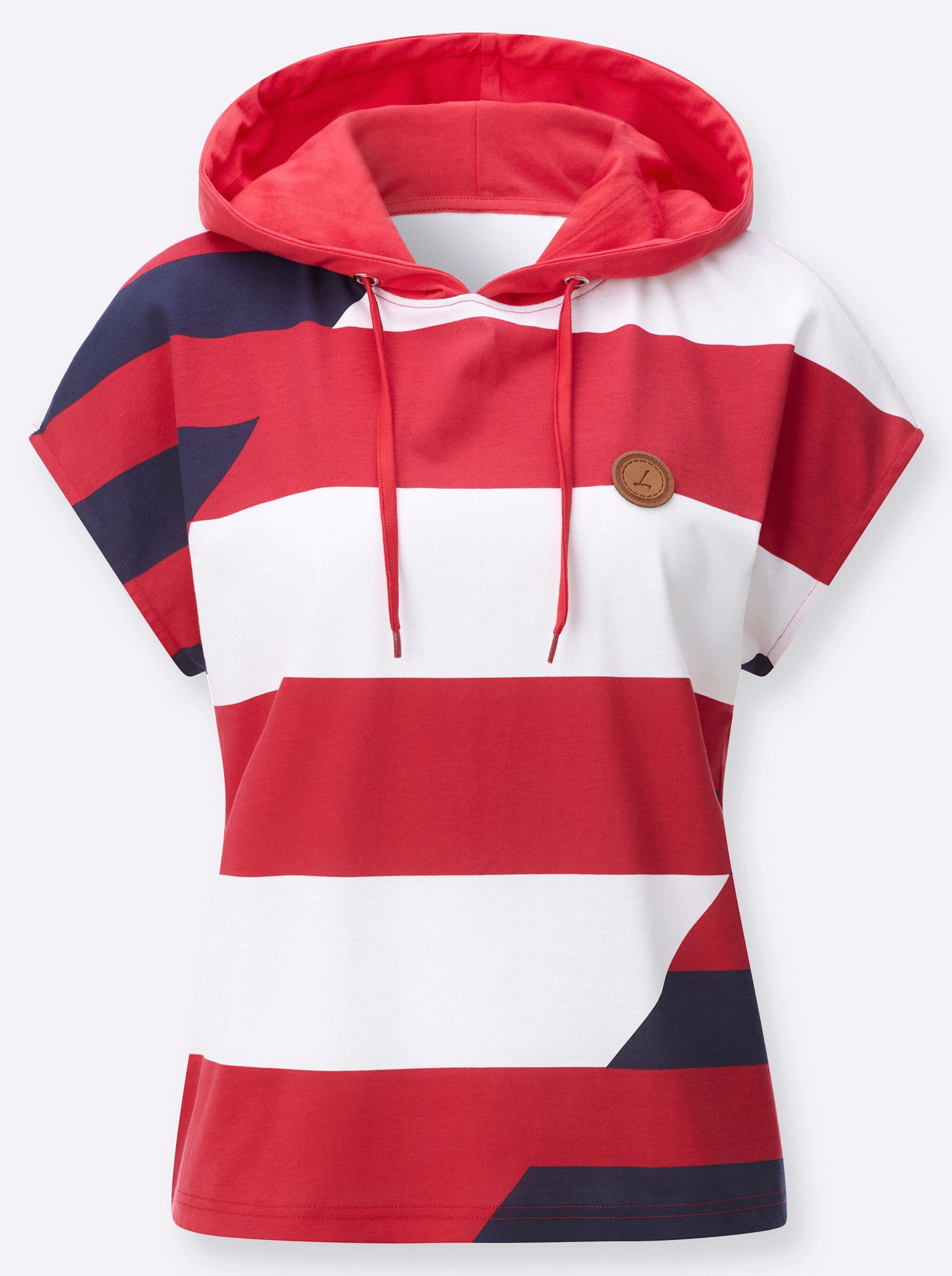 Witt T-Shirt Kapuzen-Shirt Kurzarm