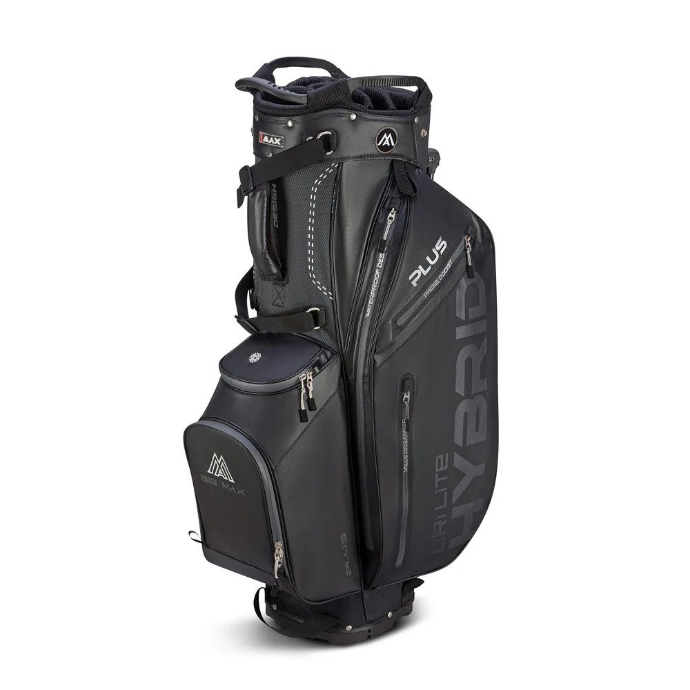 BIG MAX Cartbag Big Max Standbag Dri Lite Hybrid Plus Schwarz