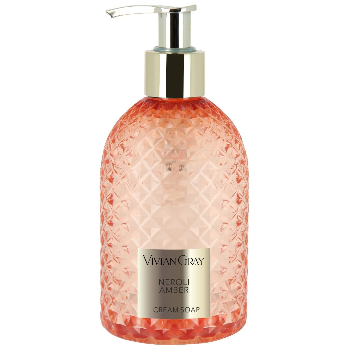 VIVIAN GRAY Flüssigseife Seifenspender mit Creme Seife Neroli & Amber, 1-tlg.
