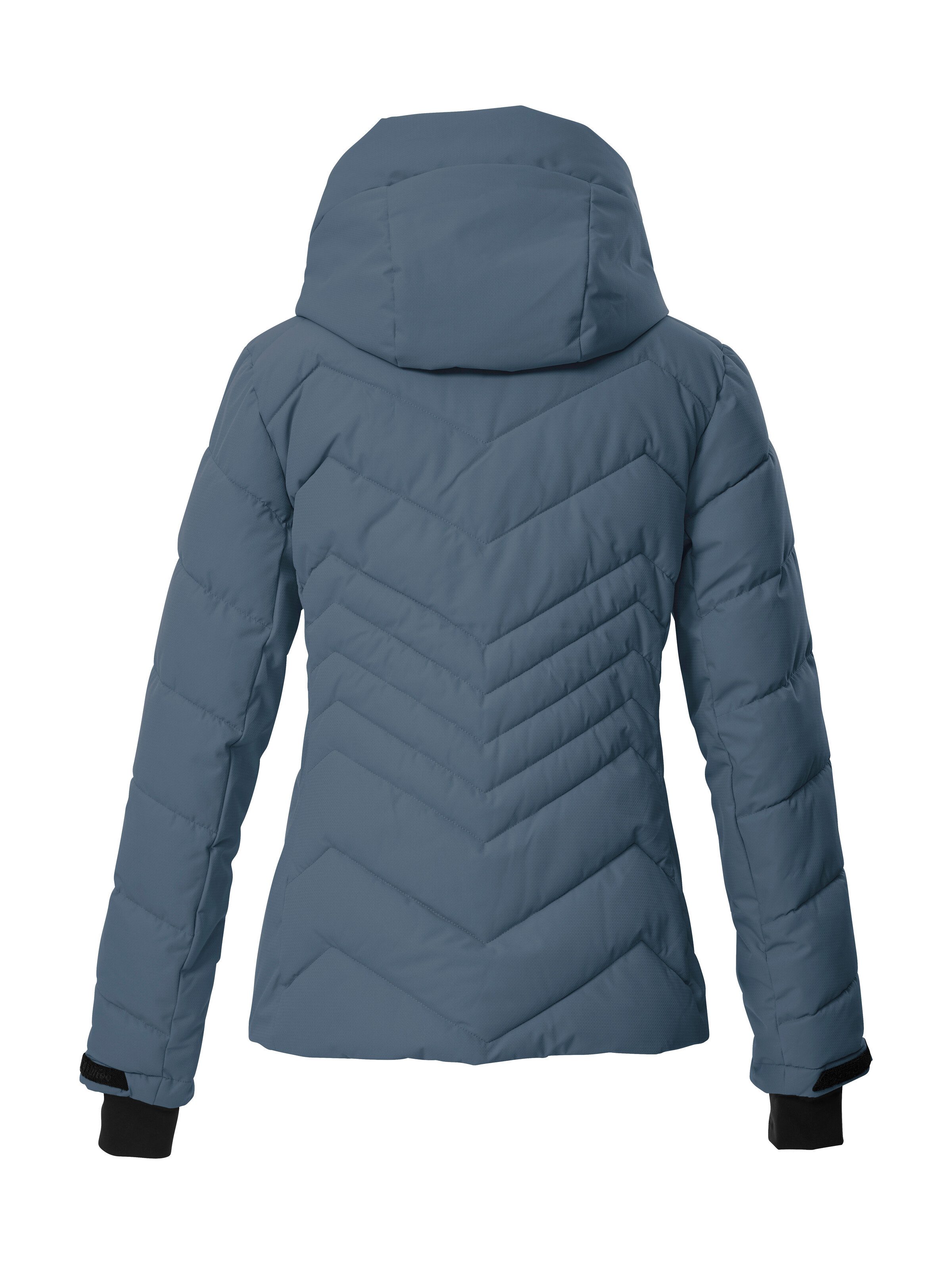 Killtec Skijacke KSW 31 WMN SKI QLTD JCKT Winddichte, wasserabweisende Skijacke mit Daunenoptik und Schneefang