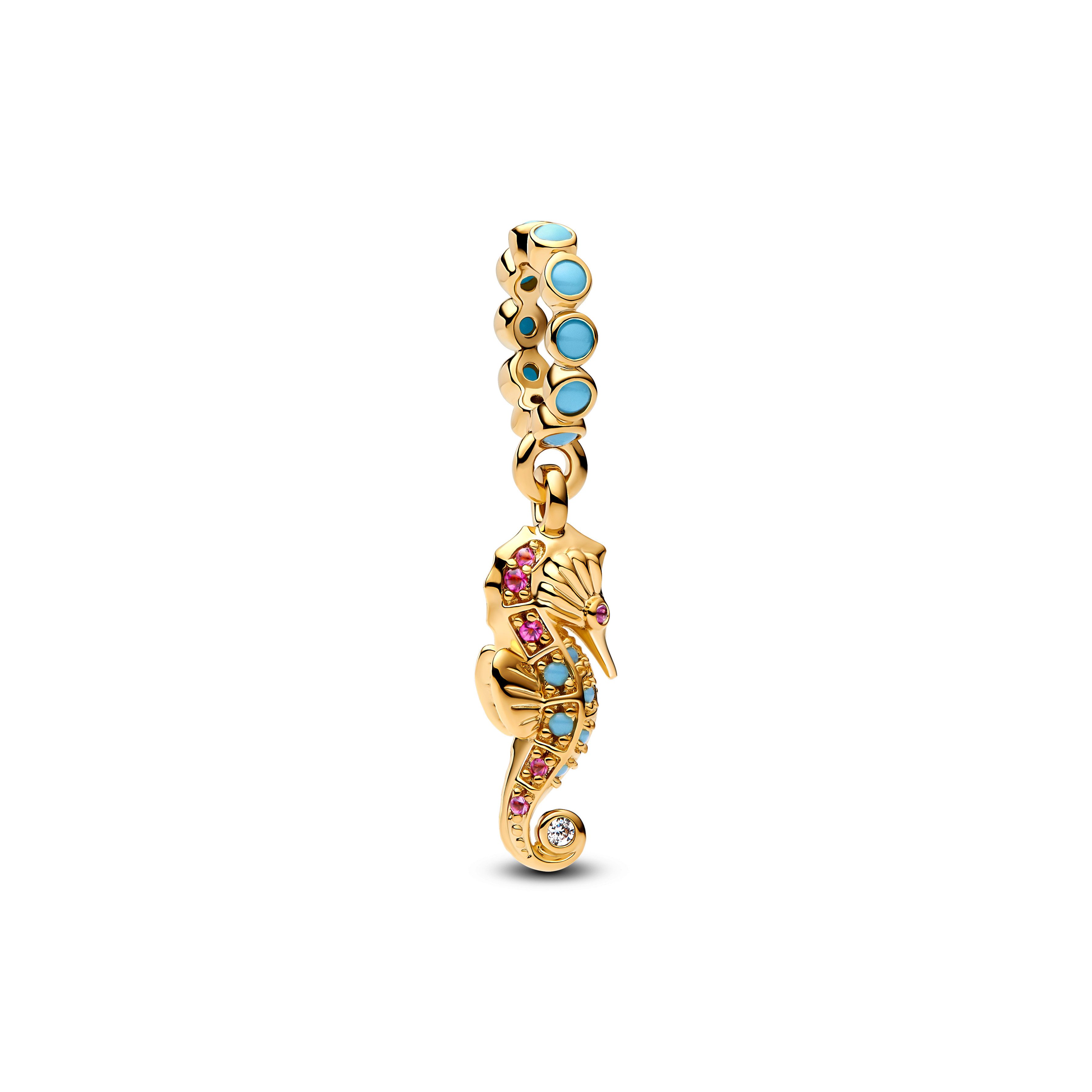 Pandora Charm-Einhänger Charm-Anhänger Seepferdchen Zirkonia 14K günstig online kaufen
