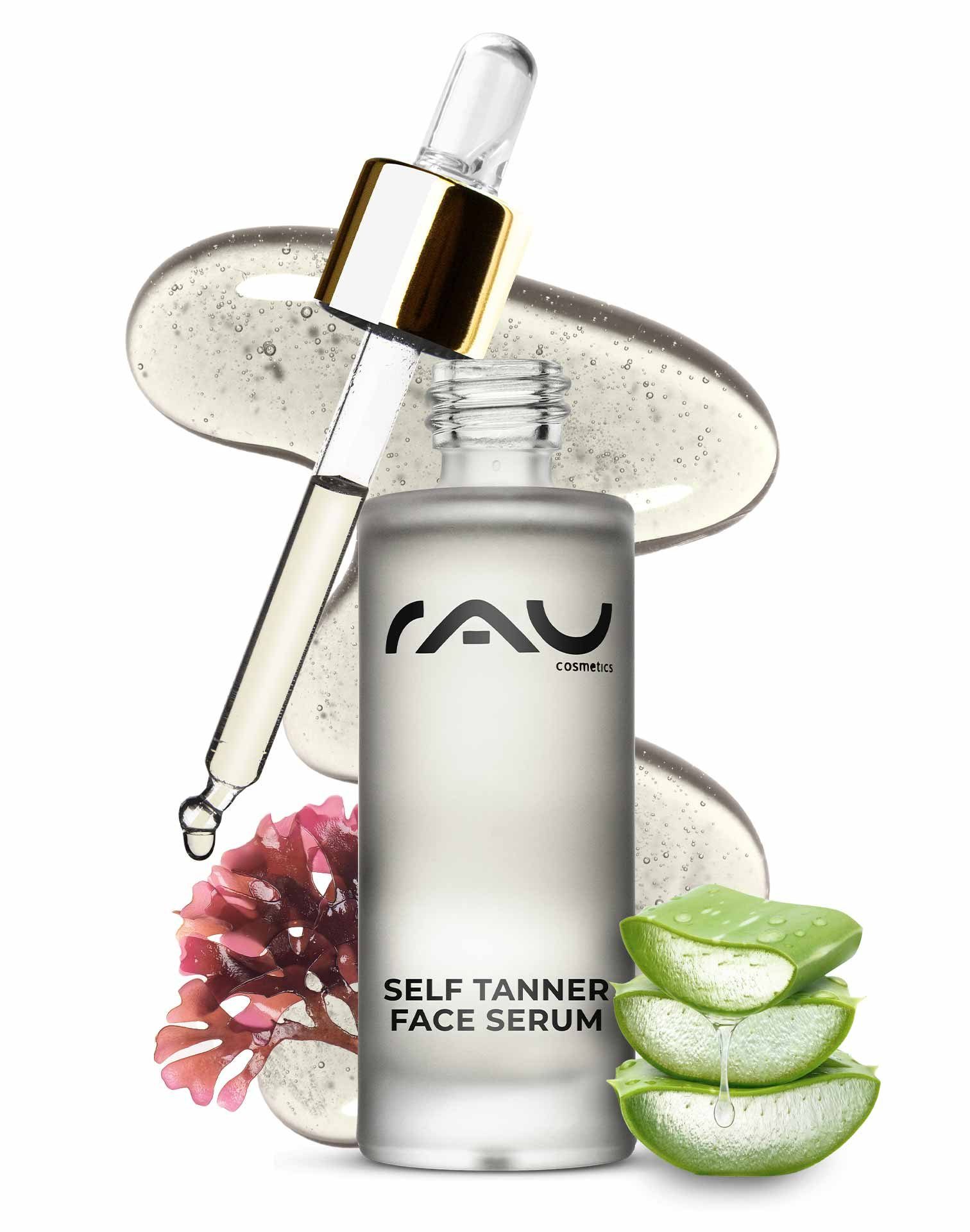 RAU COSMETICS Selbstbräunungskonzentrat Self Tanner Face Serum feuchtigkeitsspendend mehr
