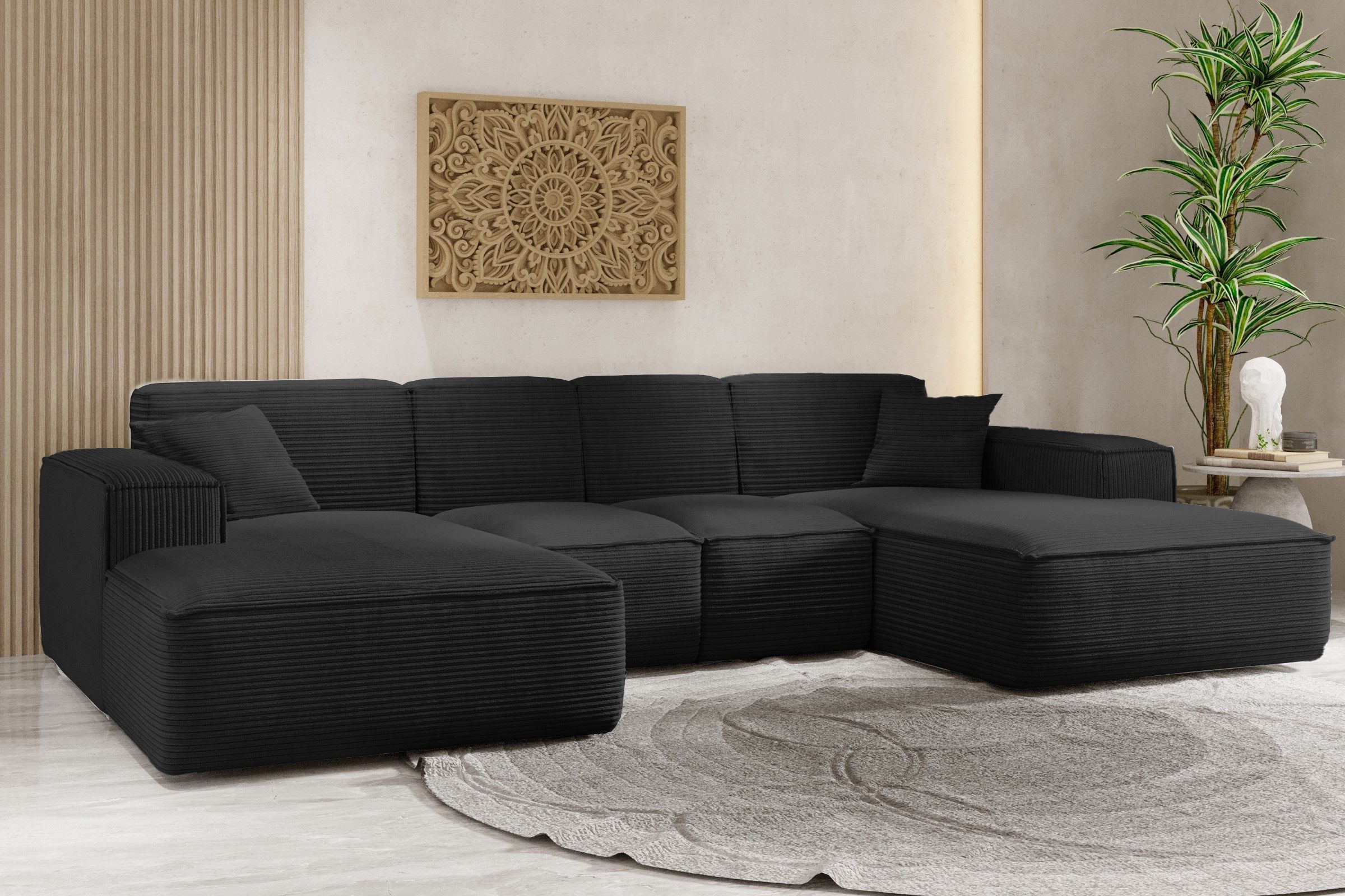 Kaiser Möbel Ecksofa Eckcouch U form, günstig online kaufen