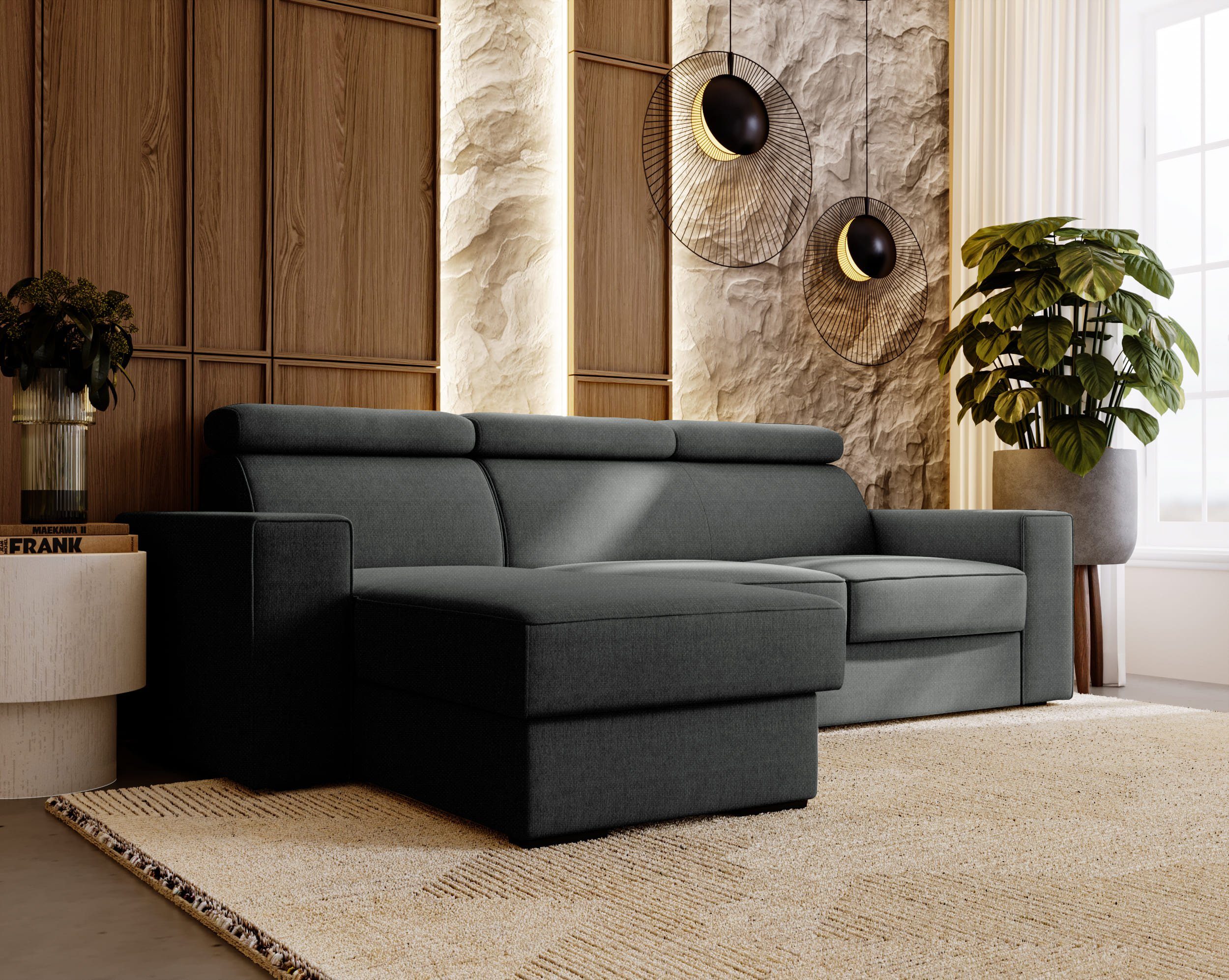 MOEBLO Ecksofa ROSALINE, Couch für Wohnzimmer, günstig online kaufen