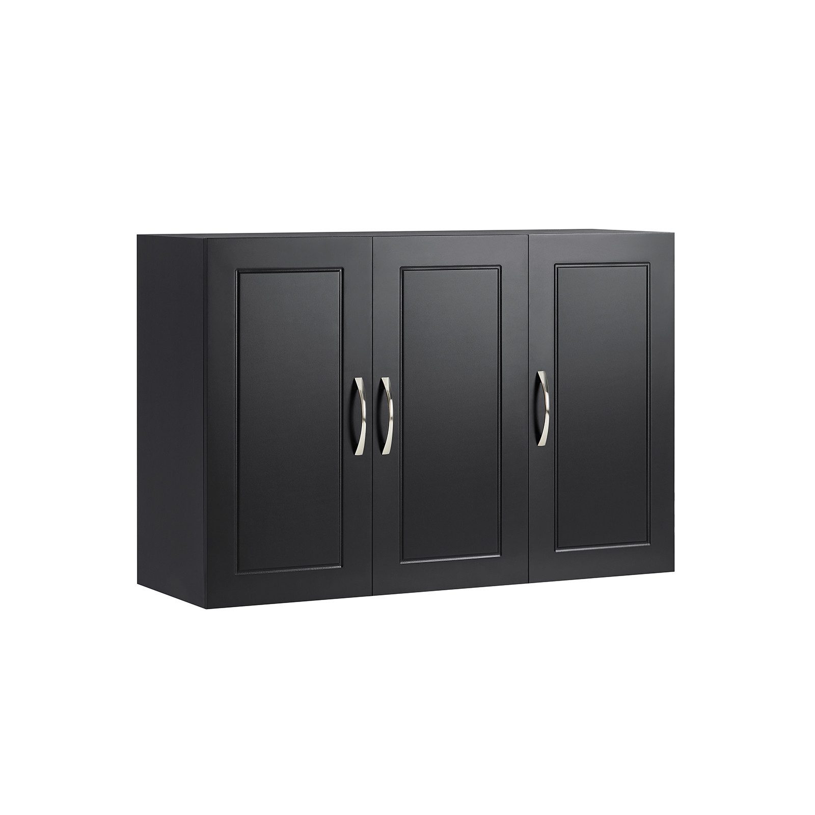 SoBuy Hängeschrank mit Drei Türen Wandschrank Badmöbel Weiß FRG231-L-W günstig online kaufen