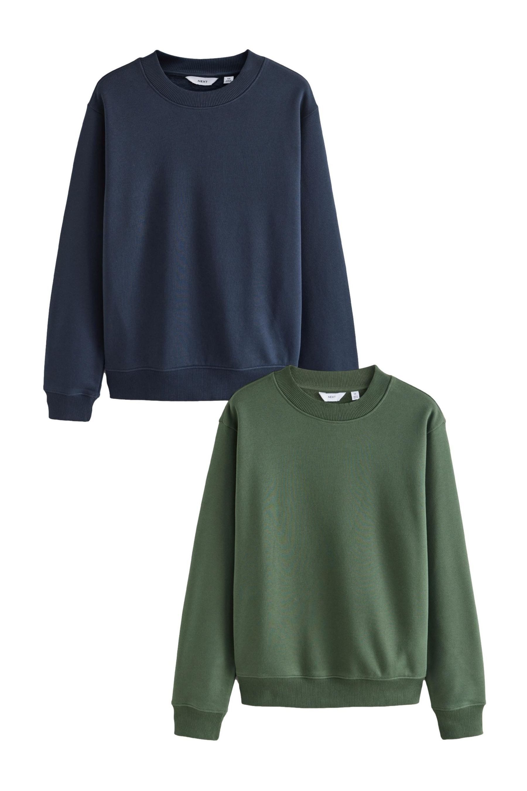 Sweatshirt Sweatshirt mit Rundhalsausschnitt