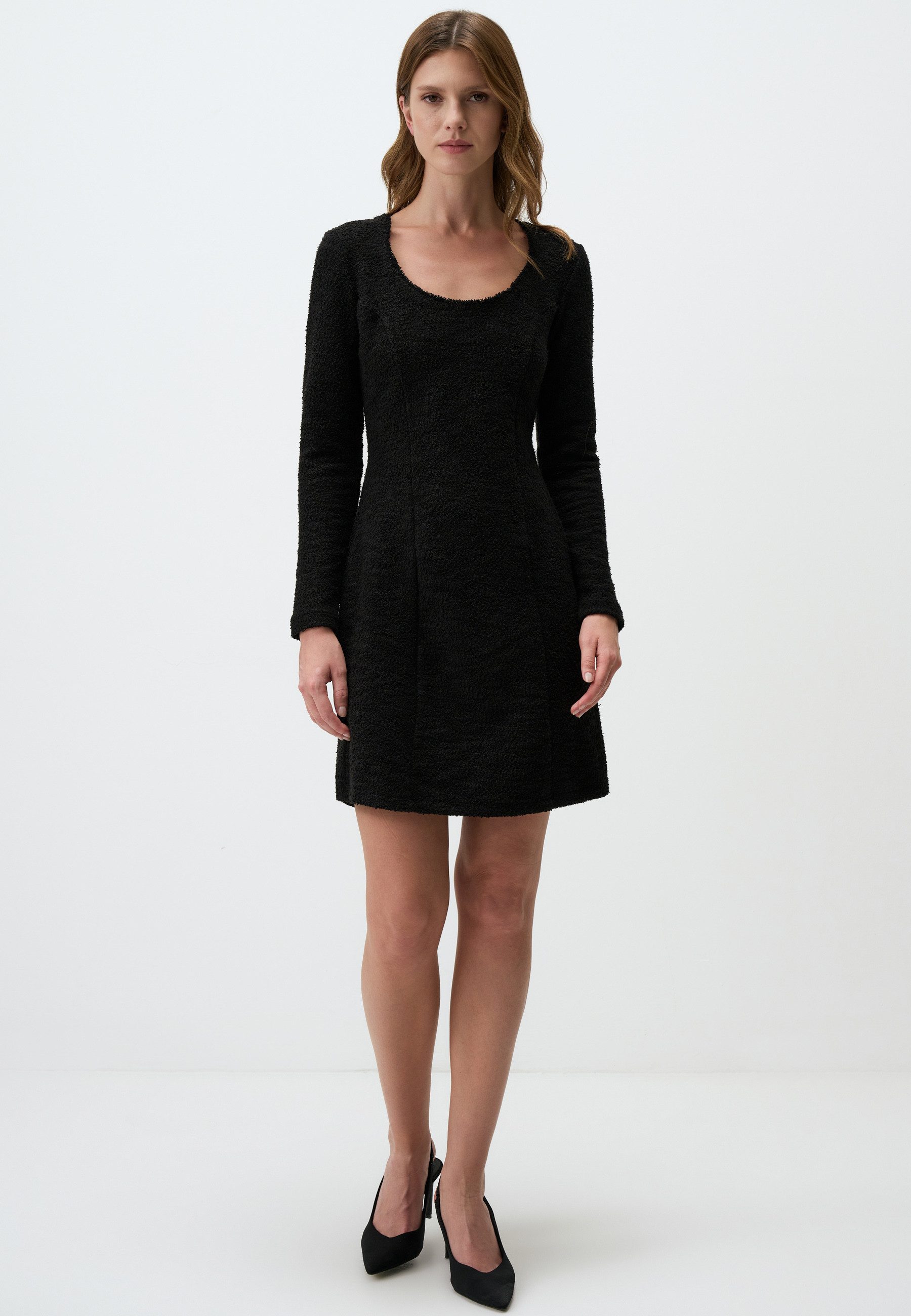 Jimmy Key Minikleid Langärmliges Strick-Minikleid Mit günstig online kaufen