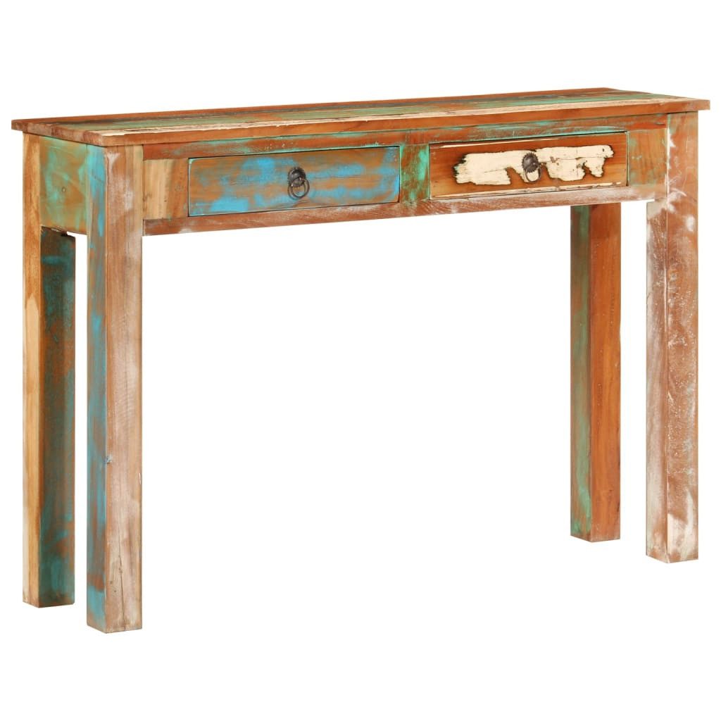 Beistelltisch Konsolentisch 110x30x75 cm Altholz Massiv