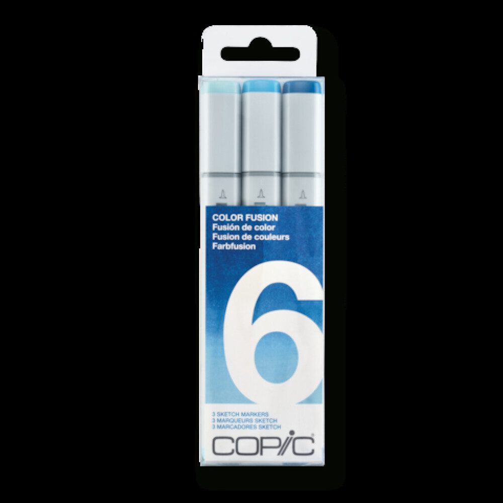 COPIC Marker Sketch 3er Set Color Fusion 6 -, (1-tlg)