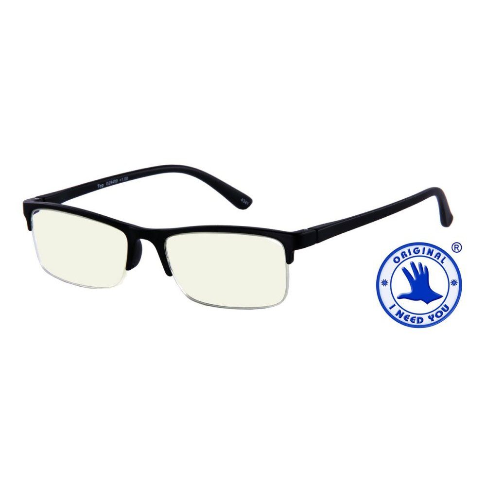 Lesebrille Bluebreaker Top Schwarz mit Etui (3,0 dpt)