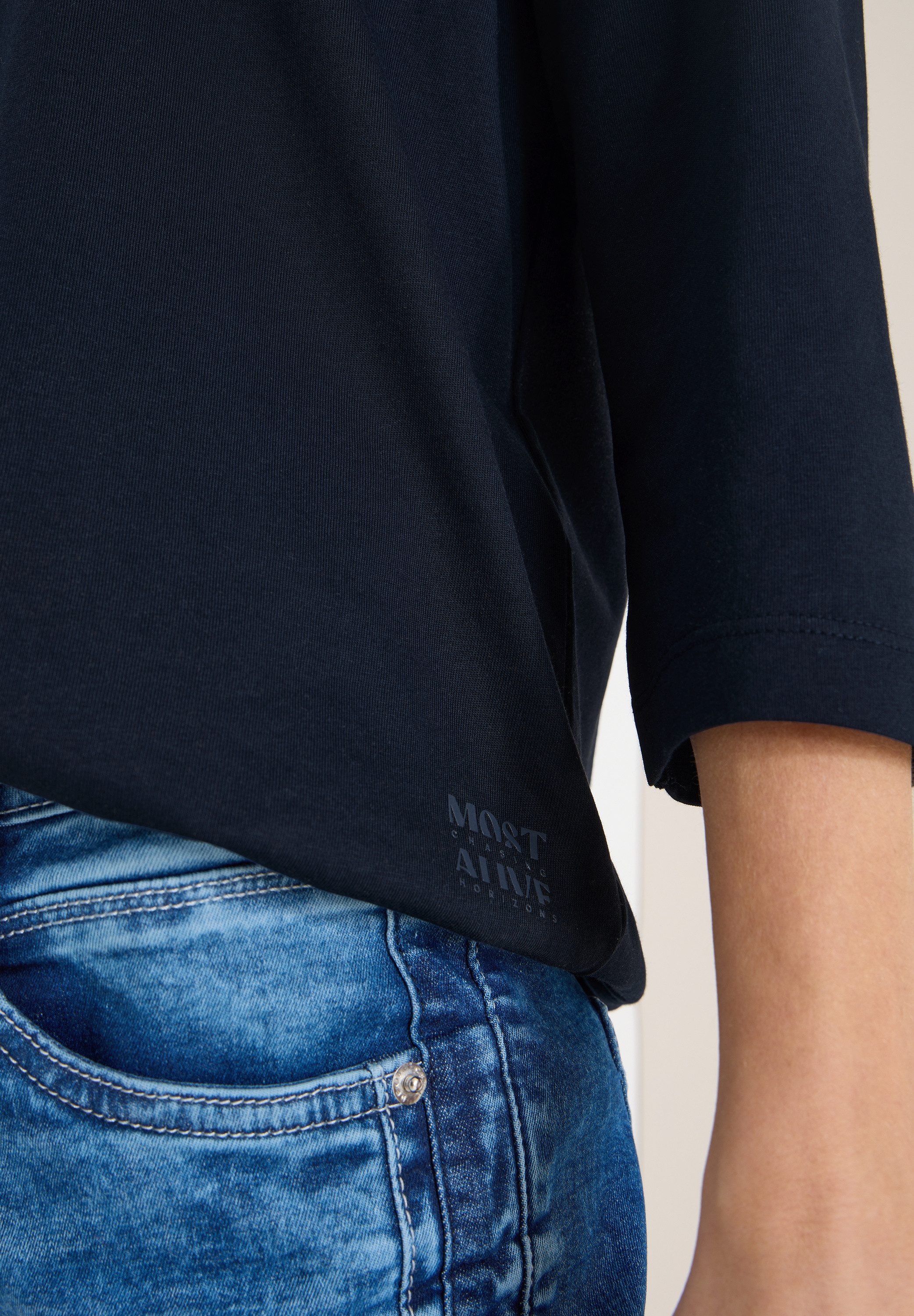 CECIL 3/4-Arm-Shirt im Tunika-Look