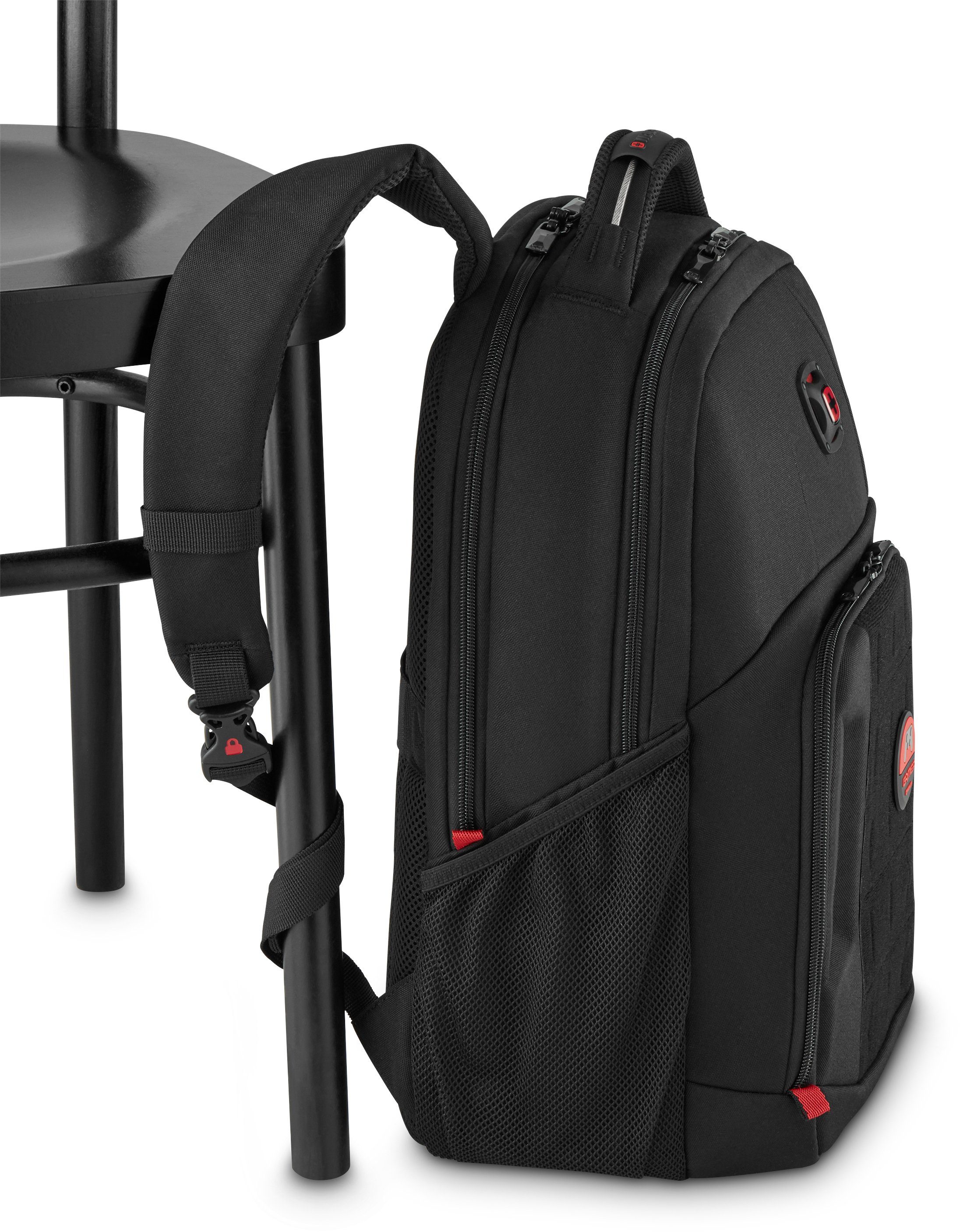 Wenger Laptoprucksack PlayerMode Gaming-Laptop-Rucksack Zoll schwarz, 15,6 bis Zoll, für 15,6 Laptops