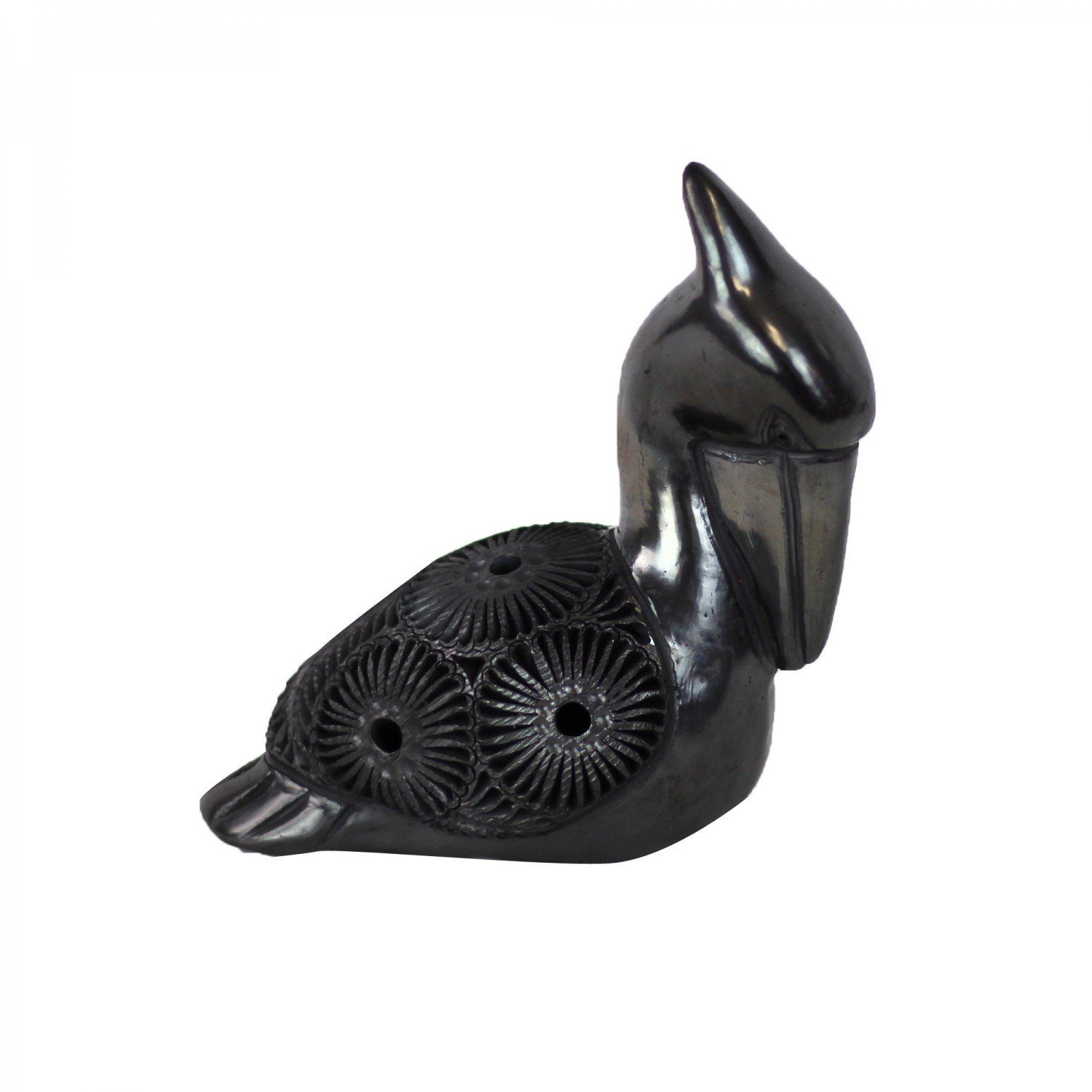 schwarz Pelikan Handgemachte aus Dekofigur mitienda Dekoobjekt Mexiko