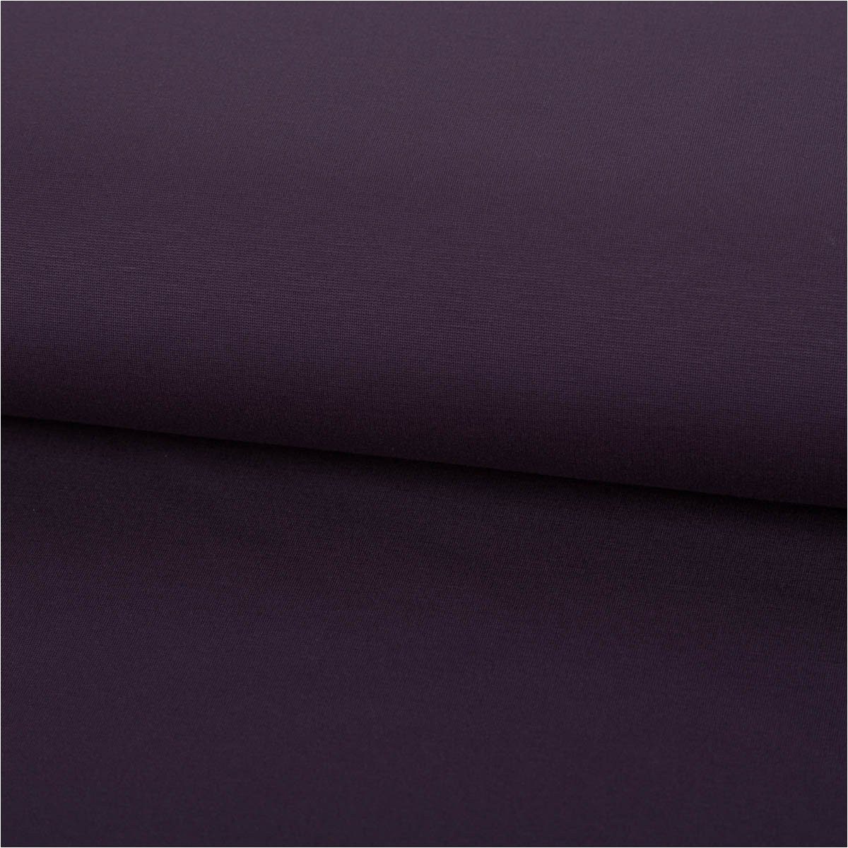 SCHÖNER LEBEN. Stoff Viskose Meterware Romanit Jersey Punta Royal einfarbig violett 150cm, atmungsaktiv