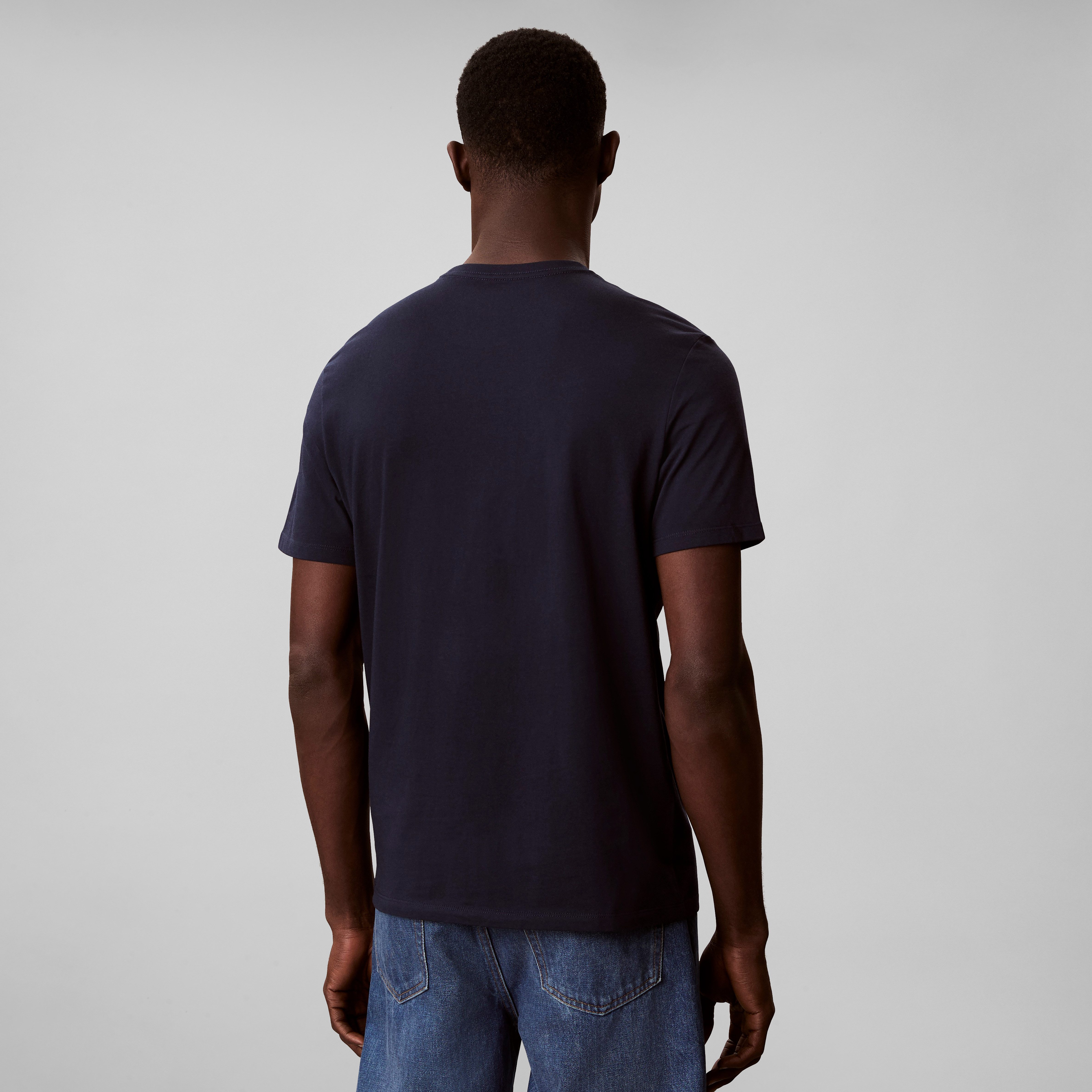 Calvin Klein Jeans T-Shirt Rundhalsausschnitt, Regular Fit, Logoschriftzug