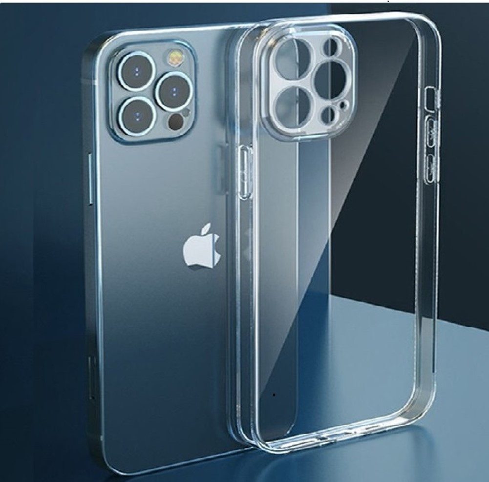 OLi Handyhülle Transparente Silikon Hülle für iPhone 13 Pro Max 6.7 mit Kamera Schutz 6,7 Zoll, Stoßfeste Cover, Case, Clear