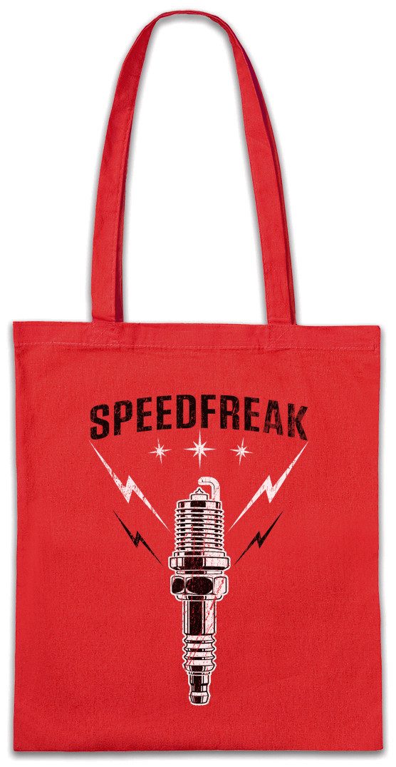 Beuteltasche Speedfreak Stofftasche Race Racing Car Auto Driver Racer Biker Petrol