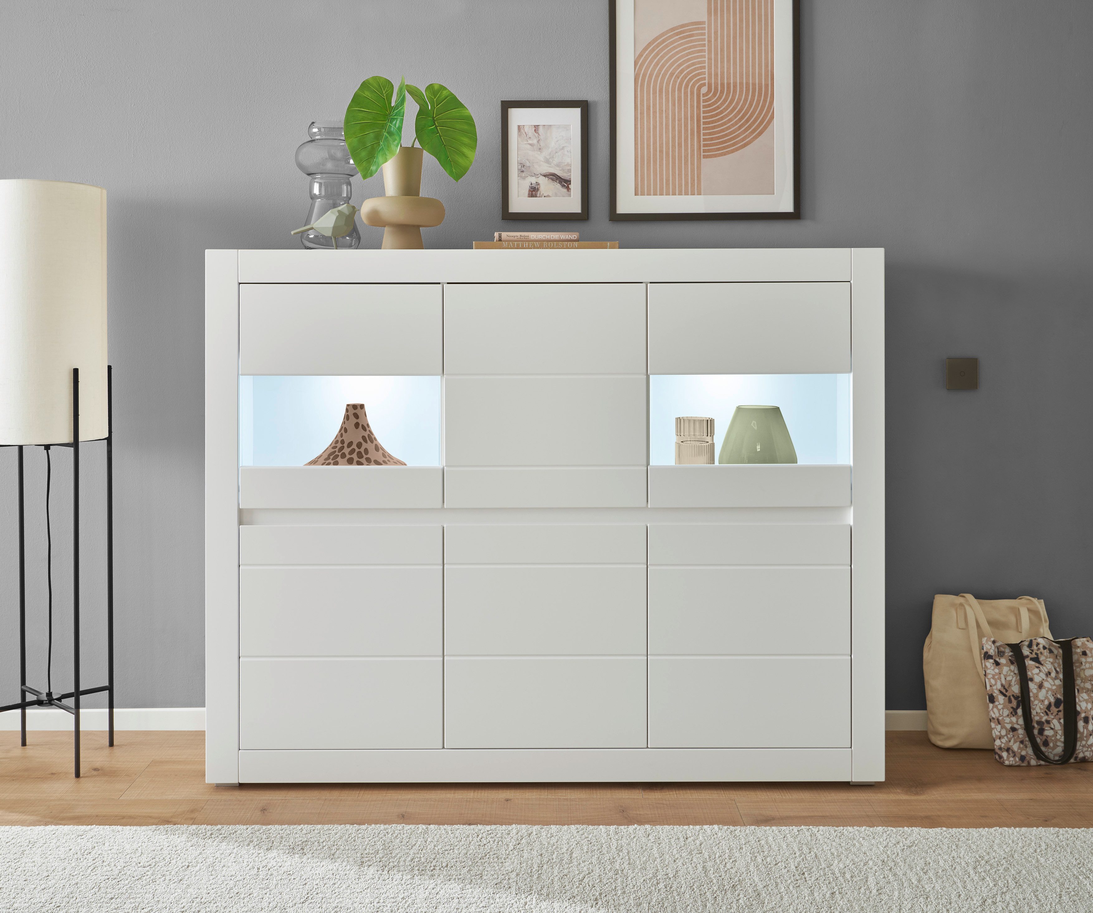 INOSIGN Highboard Chester, moderne Kommode, Schrank mit Stauraum, Sideboard günstig online kaufen