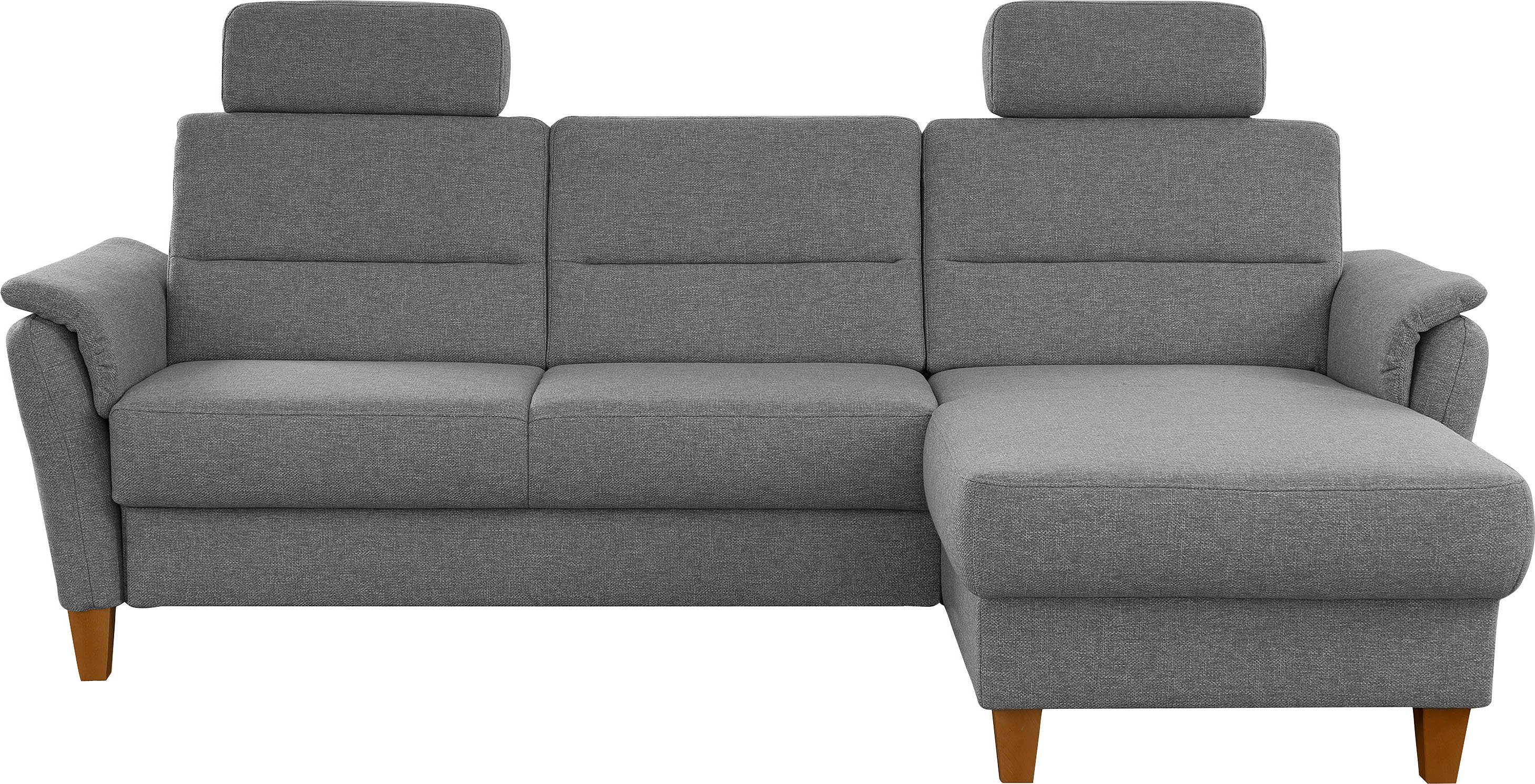 Home affaire Ecksofa Palmera L-Form, Federkern, günstig online kaufen