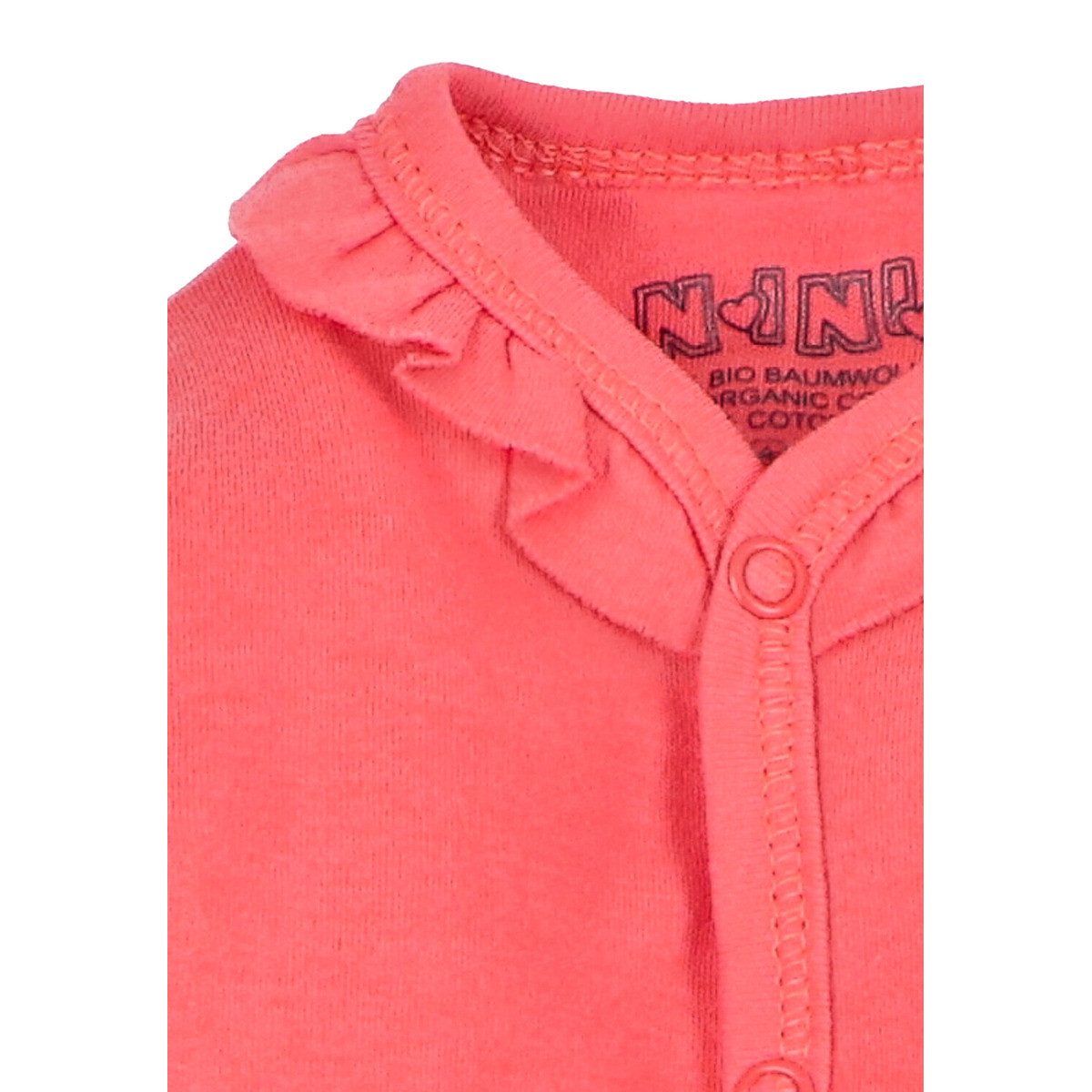 NINI Strampler Rüschen Mädchen Einteiler, Overall, Babyanzug, Babyoverall, Babyanzug