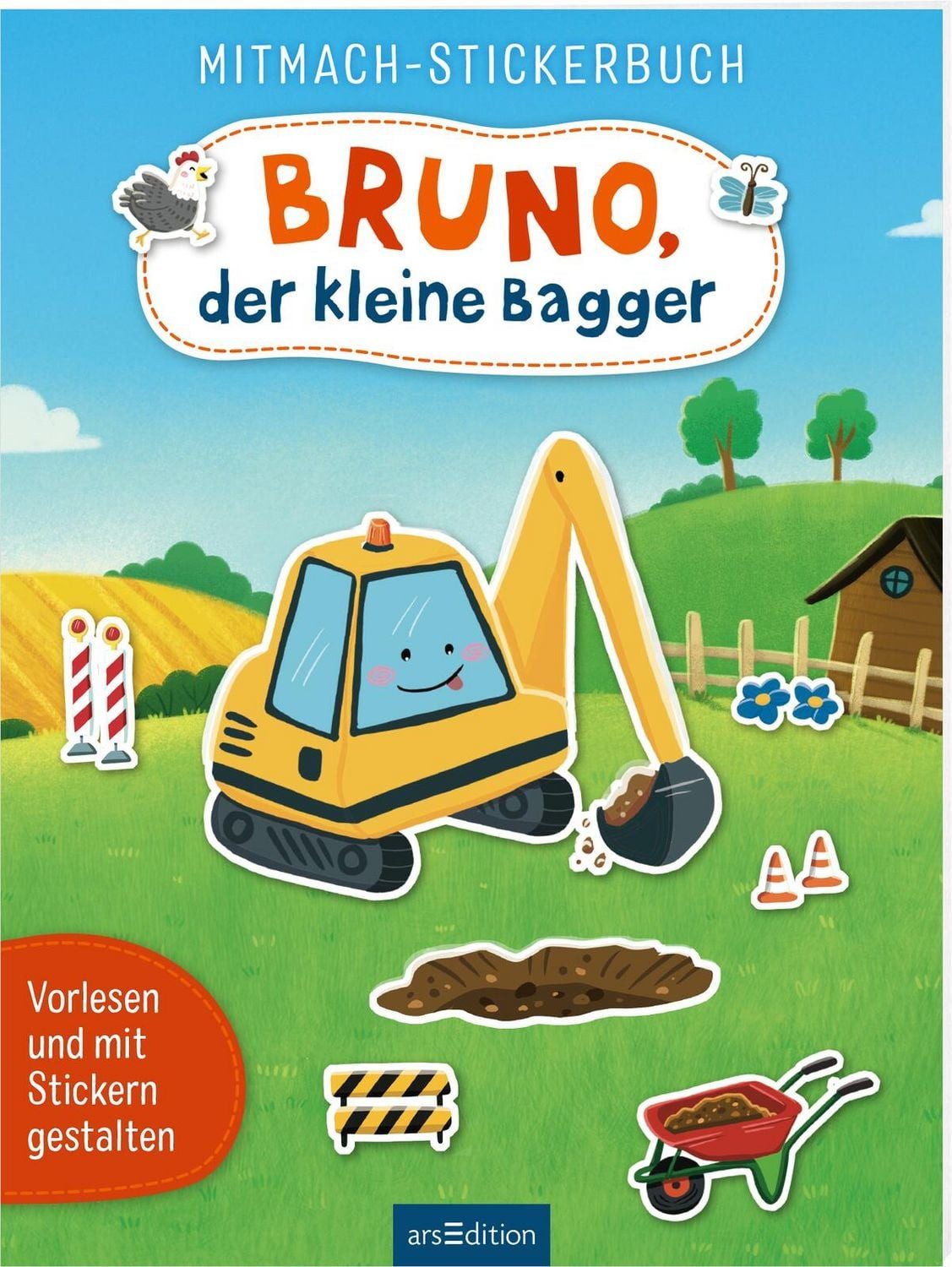 Mitmach-Stickerbuch – Bruno, der kleine Bagger / Joschi Mühl