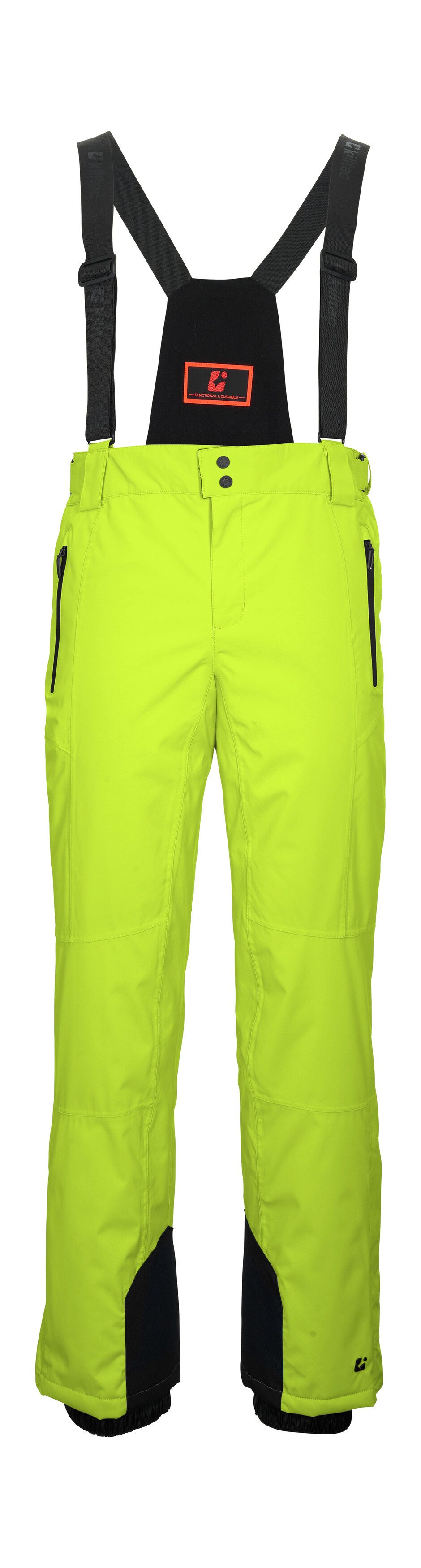 Killtec Skihose KSW 100 MN SKI PNTS Wind- und wasserdichte Skihose mit anpassbaren Trägern