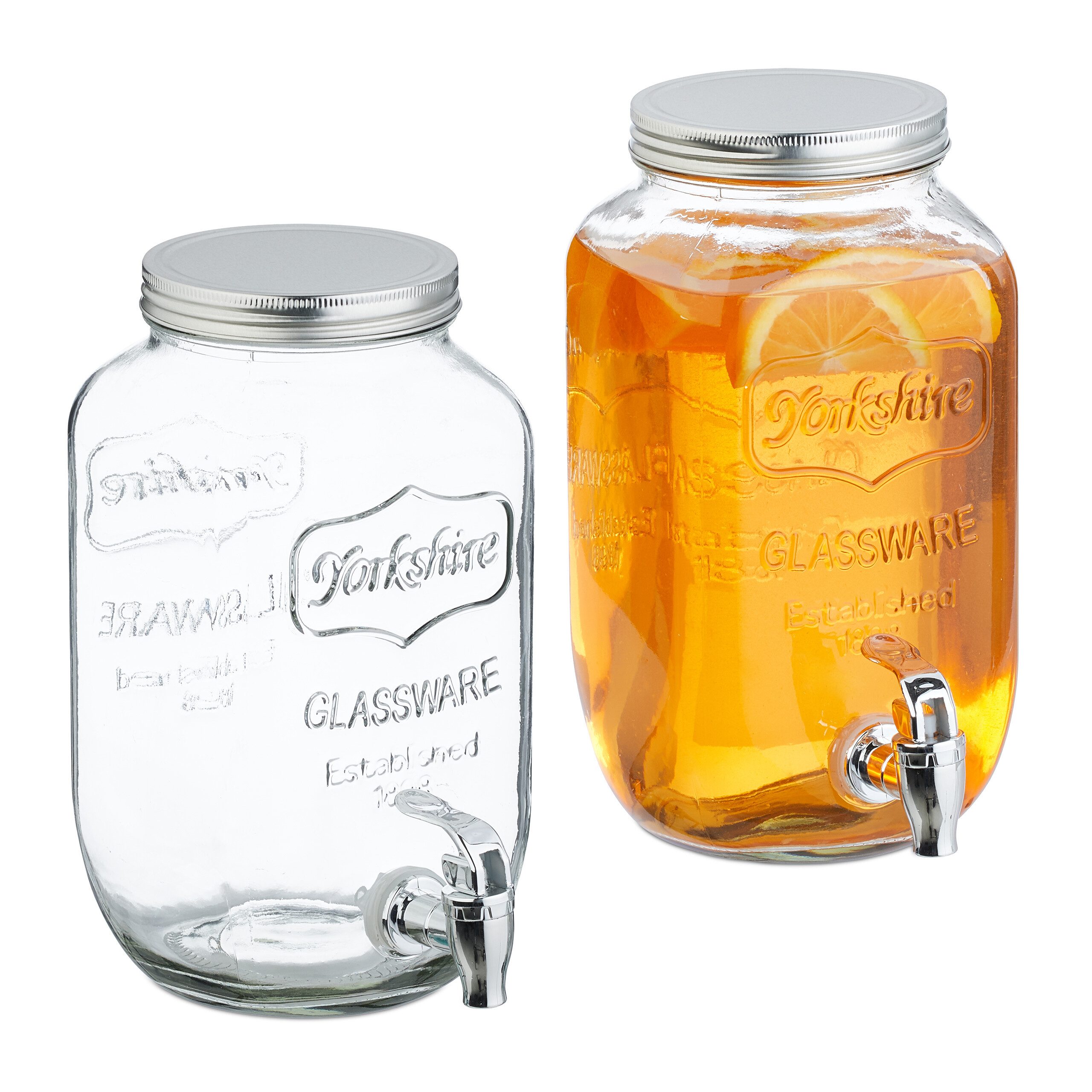 Getränkespender 2er Set Getränkespender 3,5 Liter
