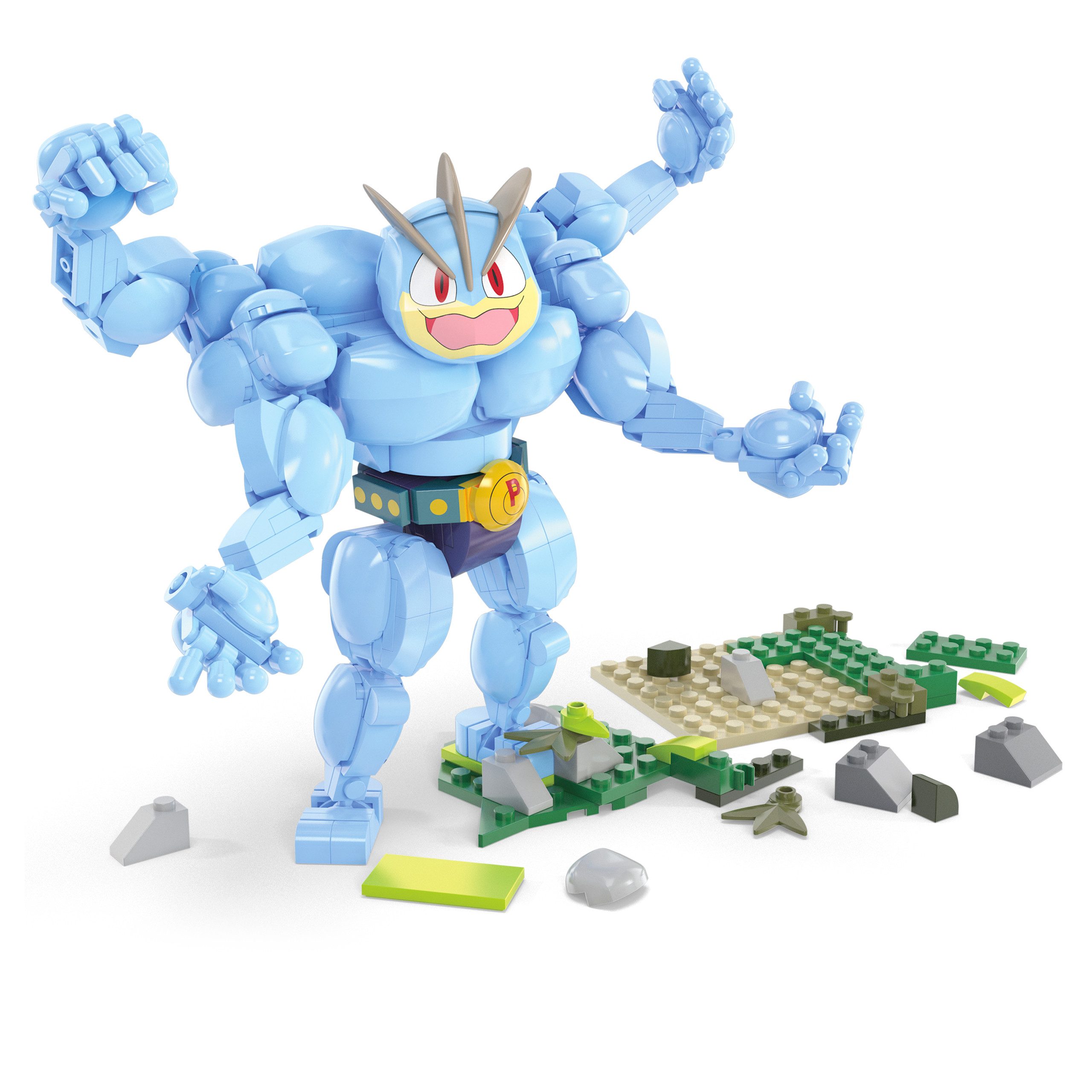 MEGA Pokémon Machomei 399-teiliges Bauset HTH70 Konstruktions-Spielset, (Bauset) – Bild 3 von 4