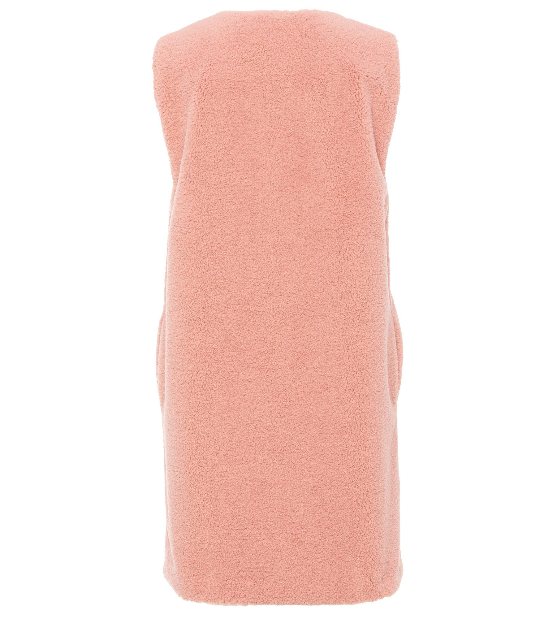 Georg Stiels Bouclèjacke Fleeceweste figurumspielend in Edel-Plüsch