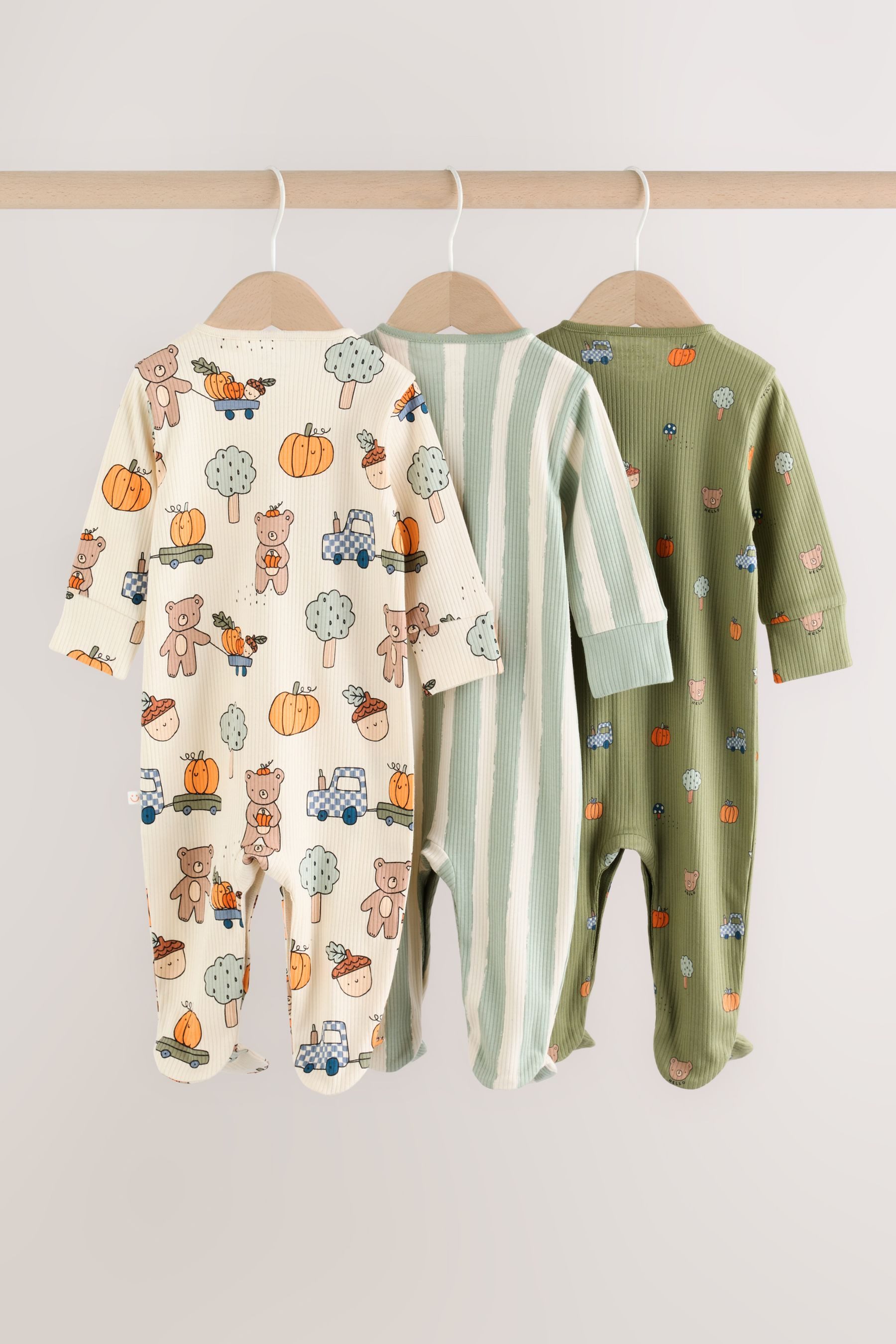 Next Schlafoverall Baby-Schlafanzüge, 3er-Pack (3-tlg) – Bild 4 von 5