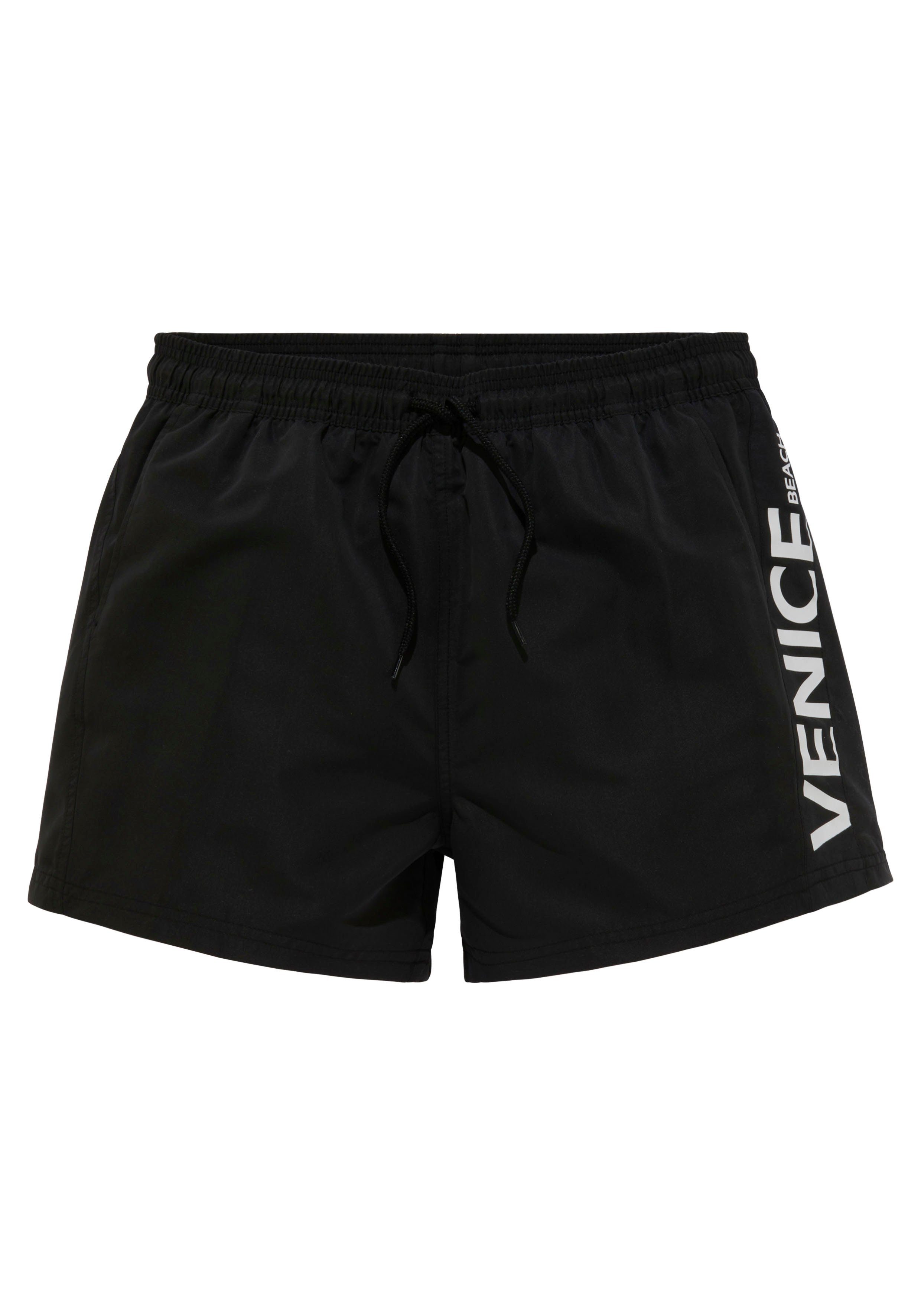 Venice Beach Badeshorts mit großem Markenschriftzug günstig online kaufen