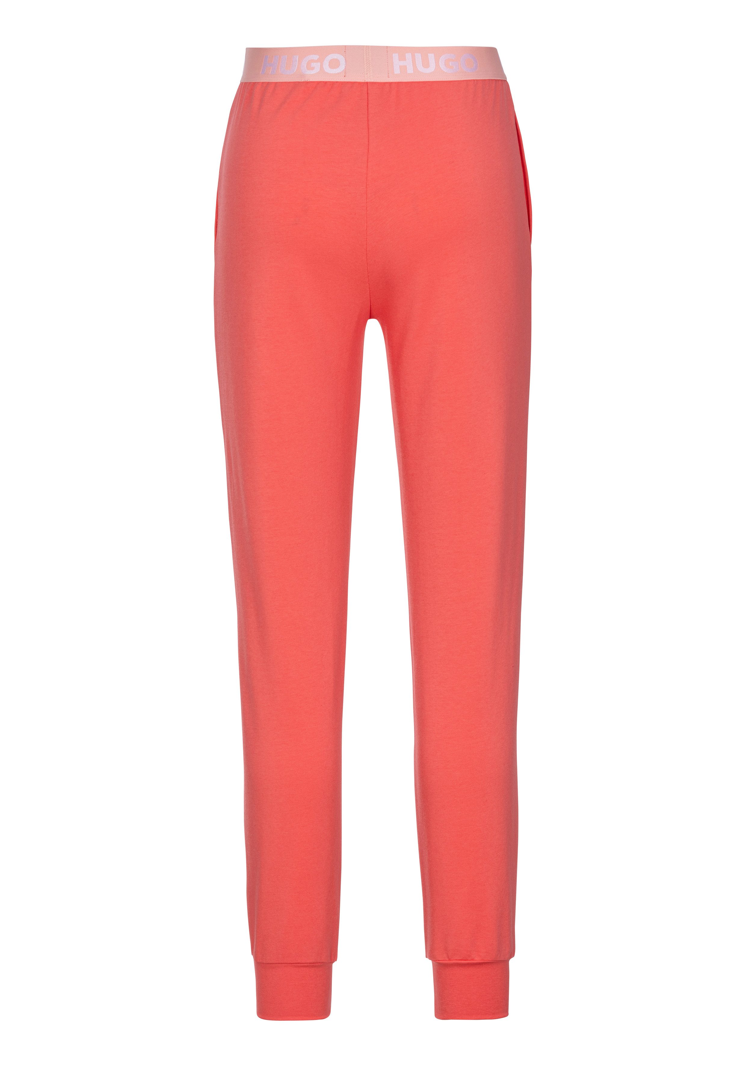 HUGO Homewearhose SPORTY LOGO_PANTS mit Markenlabel günstig online kaufen