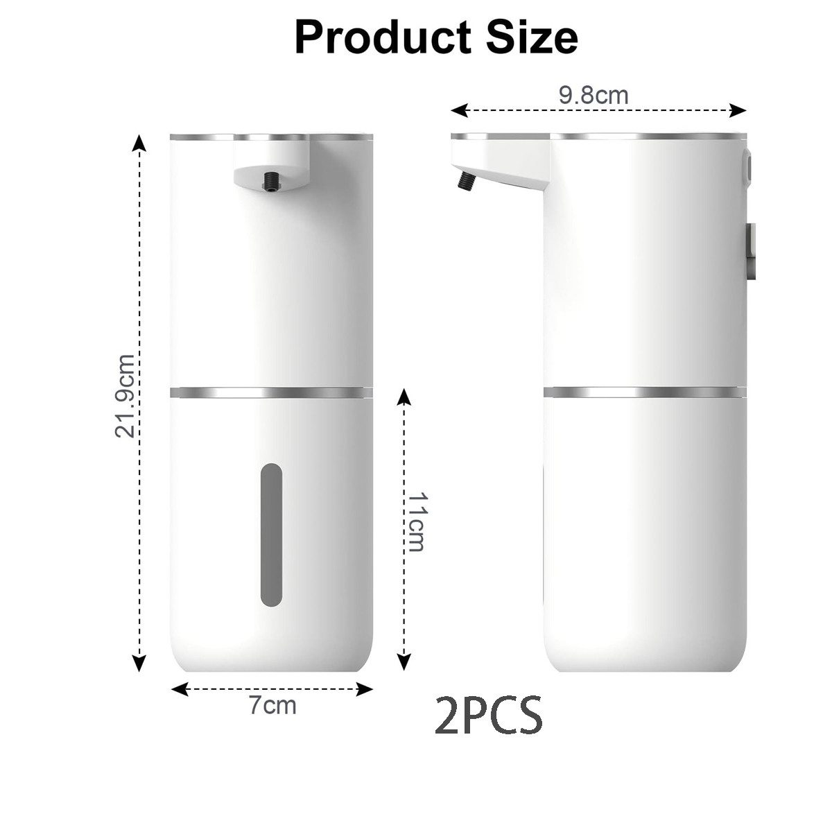 FELIXLEO Seifenspender Automatisch Flüssig Seifenspender Stromanzeige 380ml günstig online kaufen