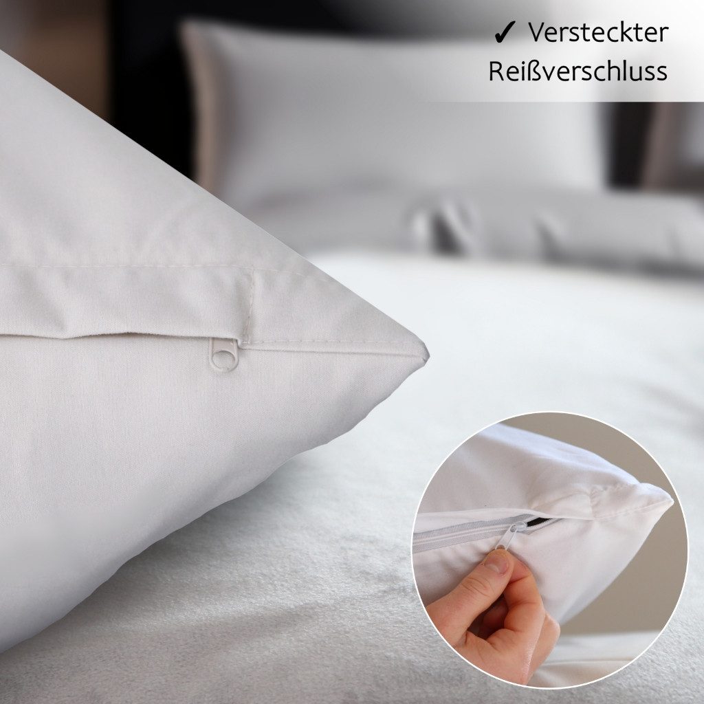 Cozyor Bettwäsche Allergiker Bettwäsche extra weich, 135x200 155x200 155x220 200x200, Mikrofaser, 2 teilig, allergikerfreundlich – Bild 5 von 5