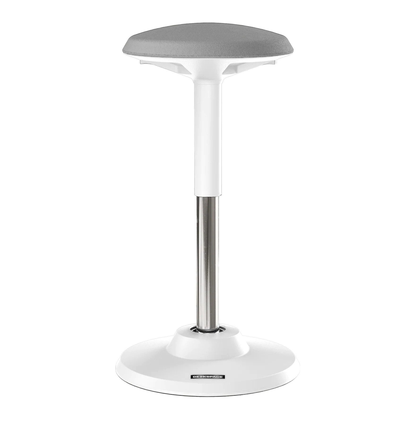 DESKSPACE Drehhocker Motion Ergonomischer Stehhocker - Höhenverstellbarer Bürohocker (Einzelartikel), Höhenverstellbarer Stehhocker mit ergonomischem Sitzkomfort