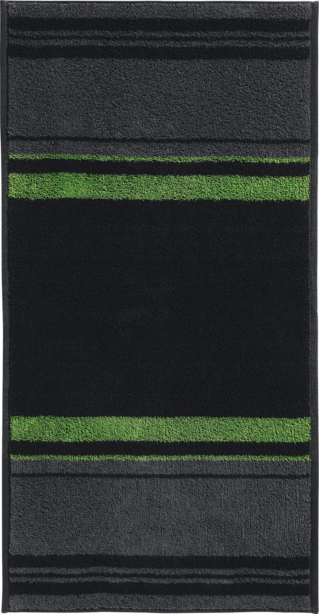 REDBEST Duschtuch Duschtuch "Grafik", Frottier (1-St), Walk-Frottier Streifen grün