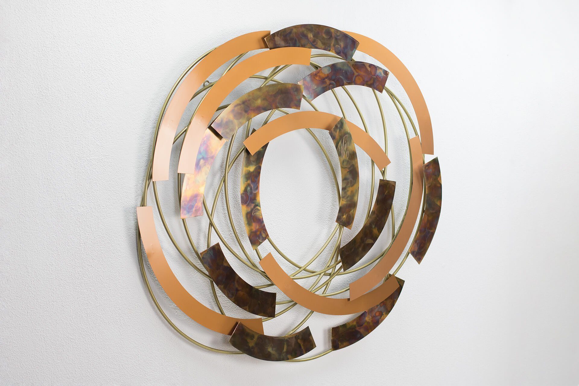 99x92x8 Wanddeko Metall KUNSTLOFT cm, handgefertigte Spirals Wanddekoobjekt