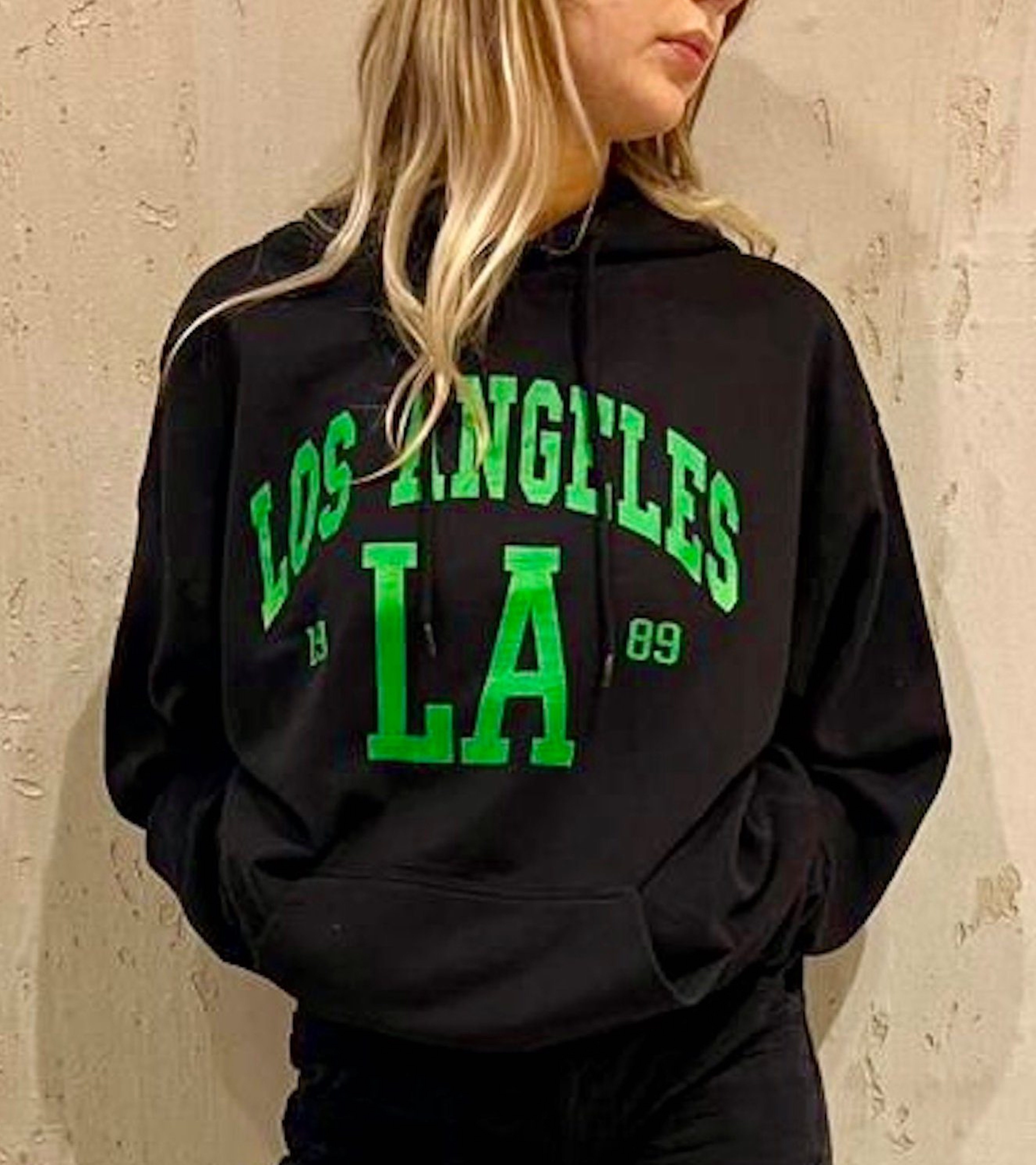 Worldclassca Hoodie Worldclassca Oversized Hoodie LA Kapuzenpullover Washed günstig online kaufen