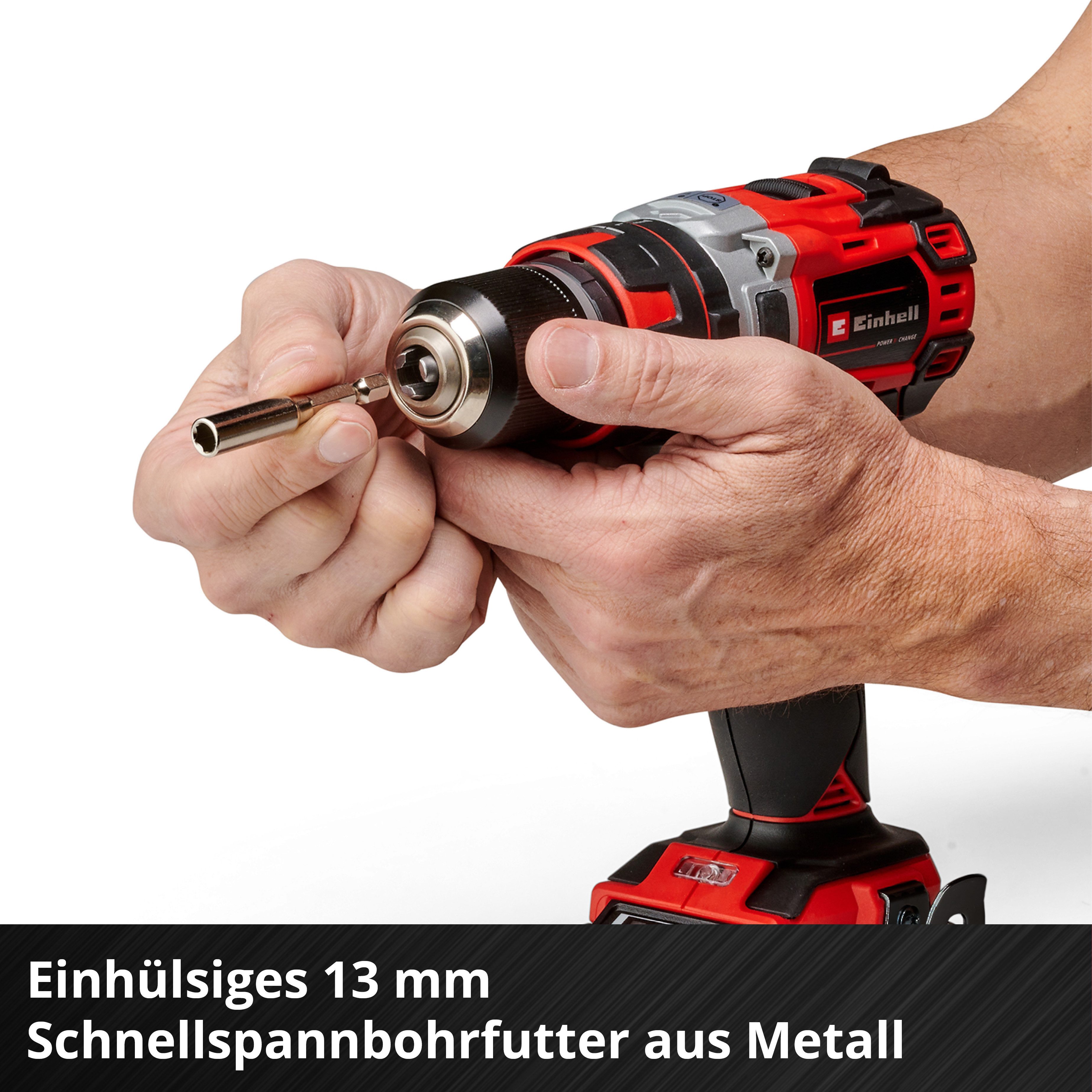 Einhell Akku-Schlagbohrschrauber TP-CD 18/50 Li-i BL Solo, max. 1800 U/min, (1-tlg), ohne Akku und Ladegerät