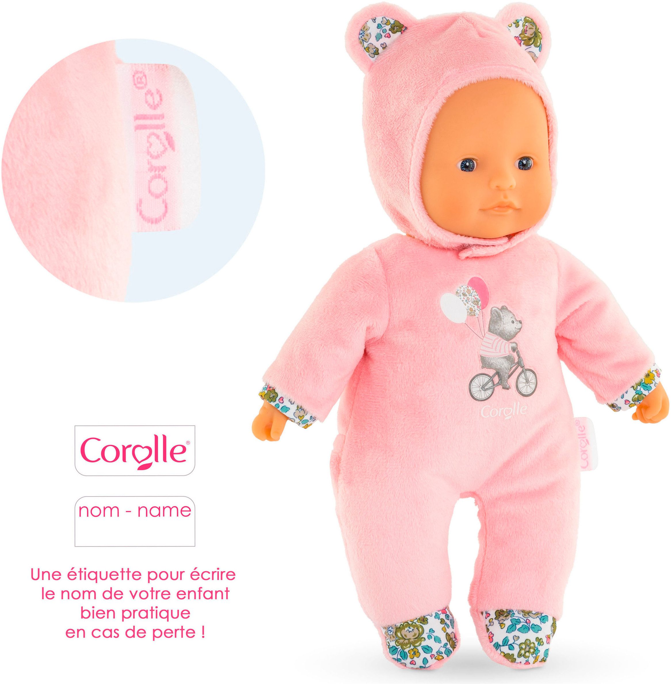 Corolle® Babypuppe Mon Doudou, Sweetheart, rosa Bär, mit Vanilleduft