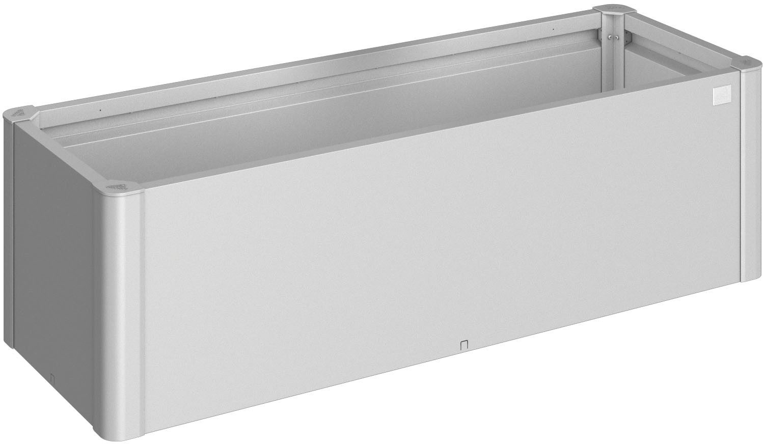 Biohort Hochbeet BELVEDERE mini 1,5x0,5; verschiedene Farben, 152x53x45 cm, extrem langlebig, aus Metall
