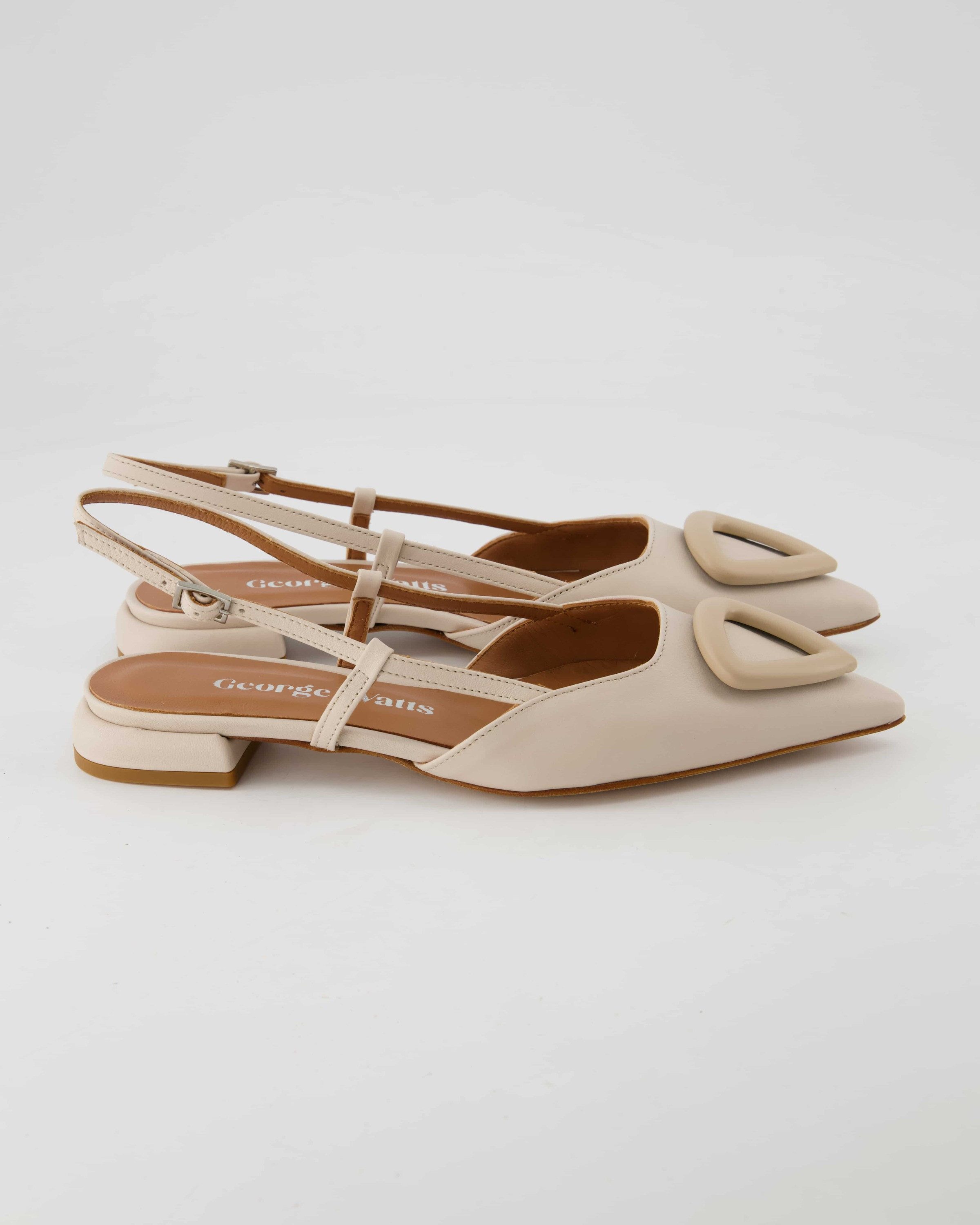 George Watts 7104 Slingpumps Obermaterial: Leder günstig online kaufen