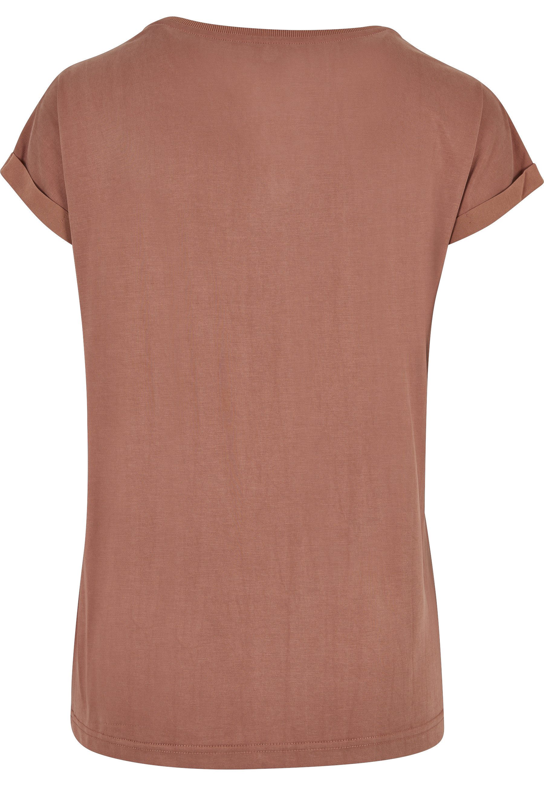 URBAN CLASSICS Kurzarmshirt Urban Classics Damen Ladies Modal Extended Shoulder Tee (1-tlg)