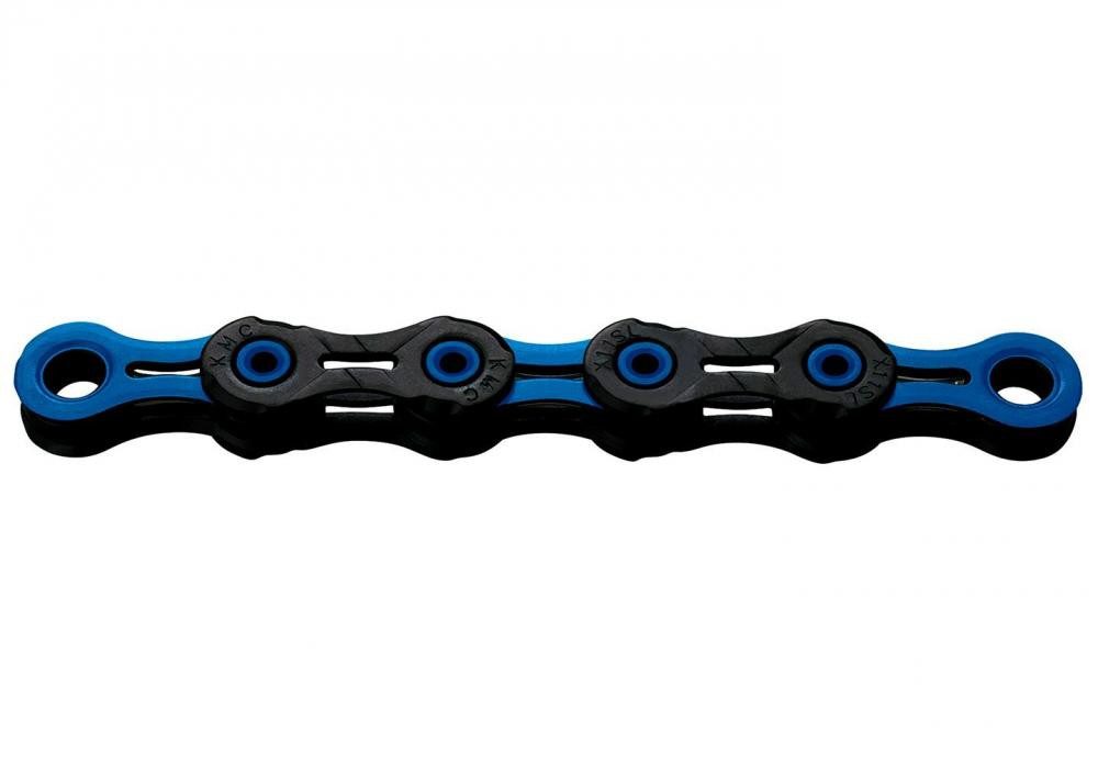 Fahrradkette KMC Kette X-11 SL DLC Super Light 118 Glieder schwarz-blau