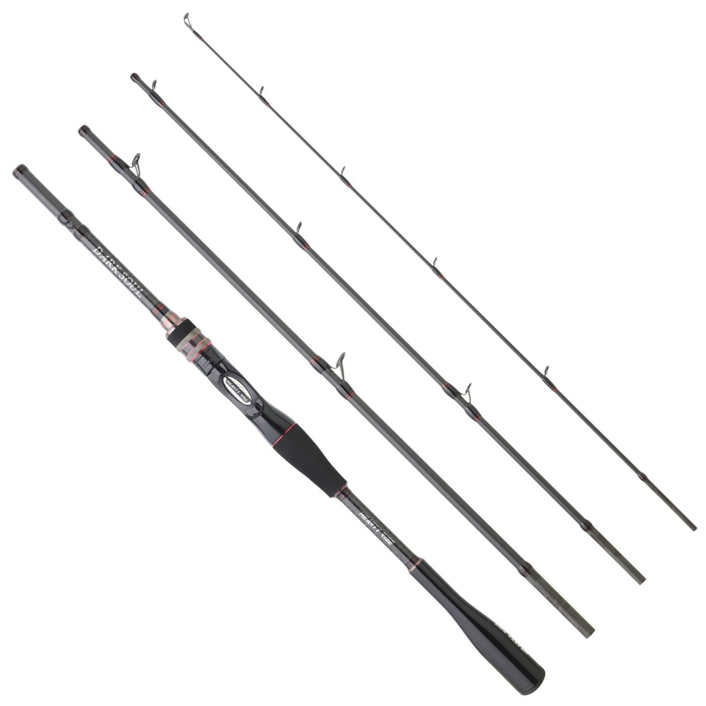Spinnrute Hearty Rise Dark Soul Travel Casting 2,30m 40-150g - Reiserute