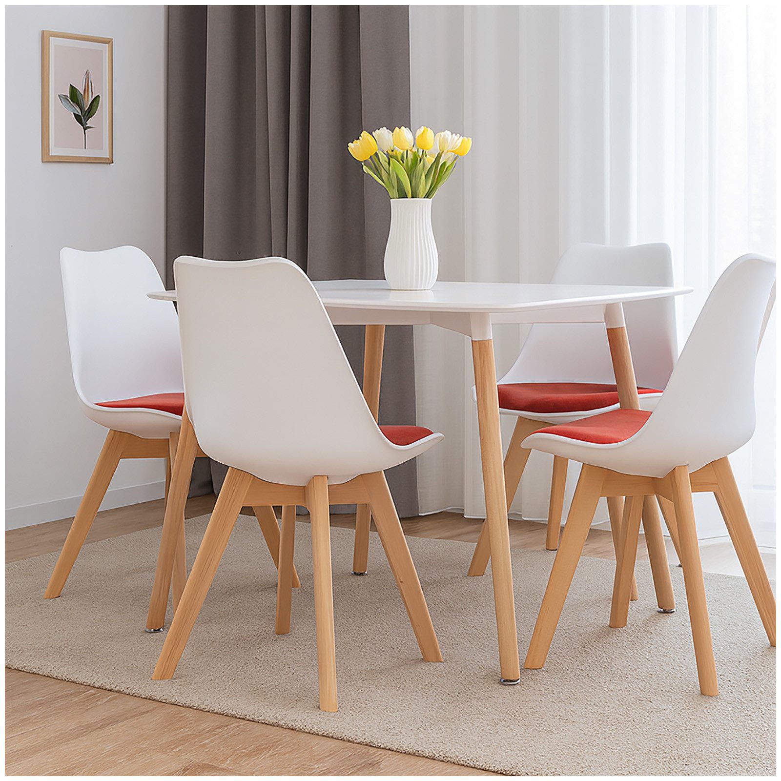 HTI-Living Esszimmerstuhl 4er Set Design-Stühle mit günstig online kaufen