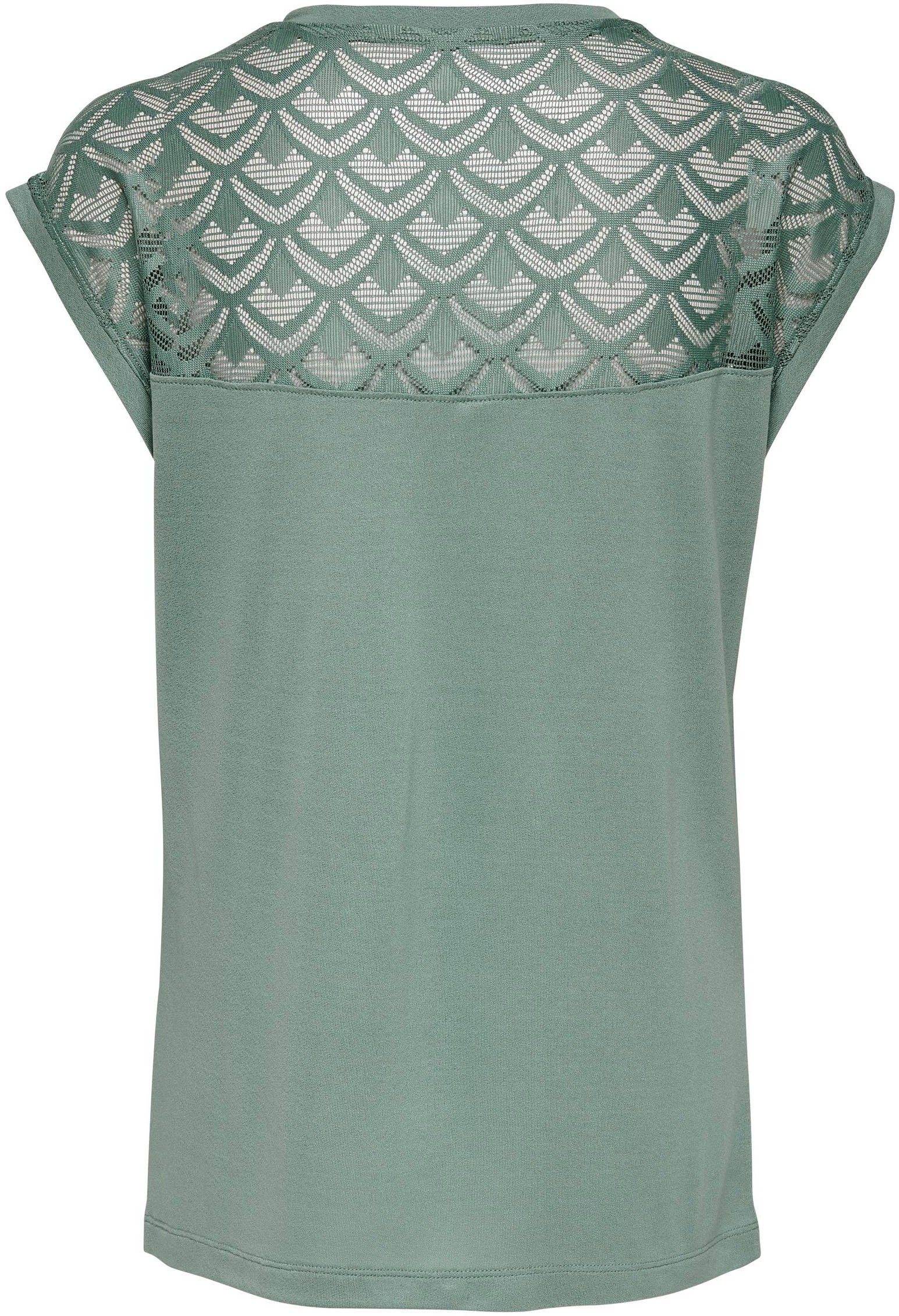 ONLY Spitzenshirt ONLNICOLE green chinois