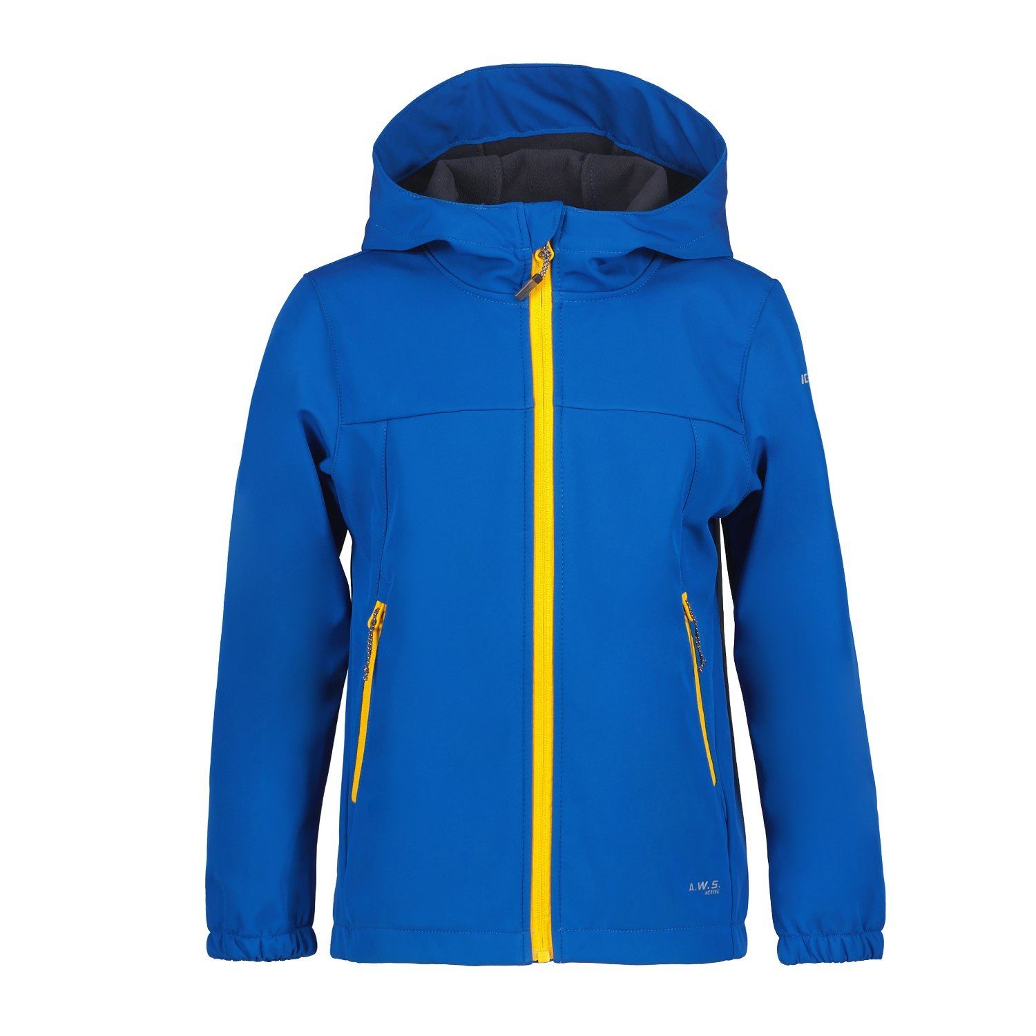 Icepeak Funktionsjacke Softshelljacke Kinder Konan Jr mit Kapuze Blue | Übergangsjacken