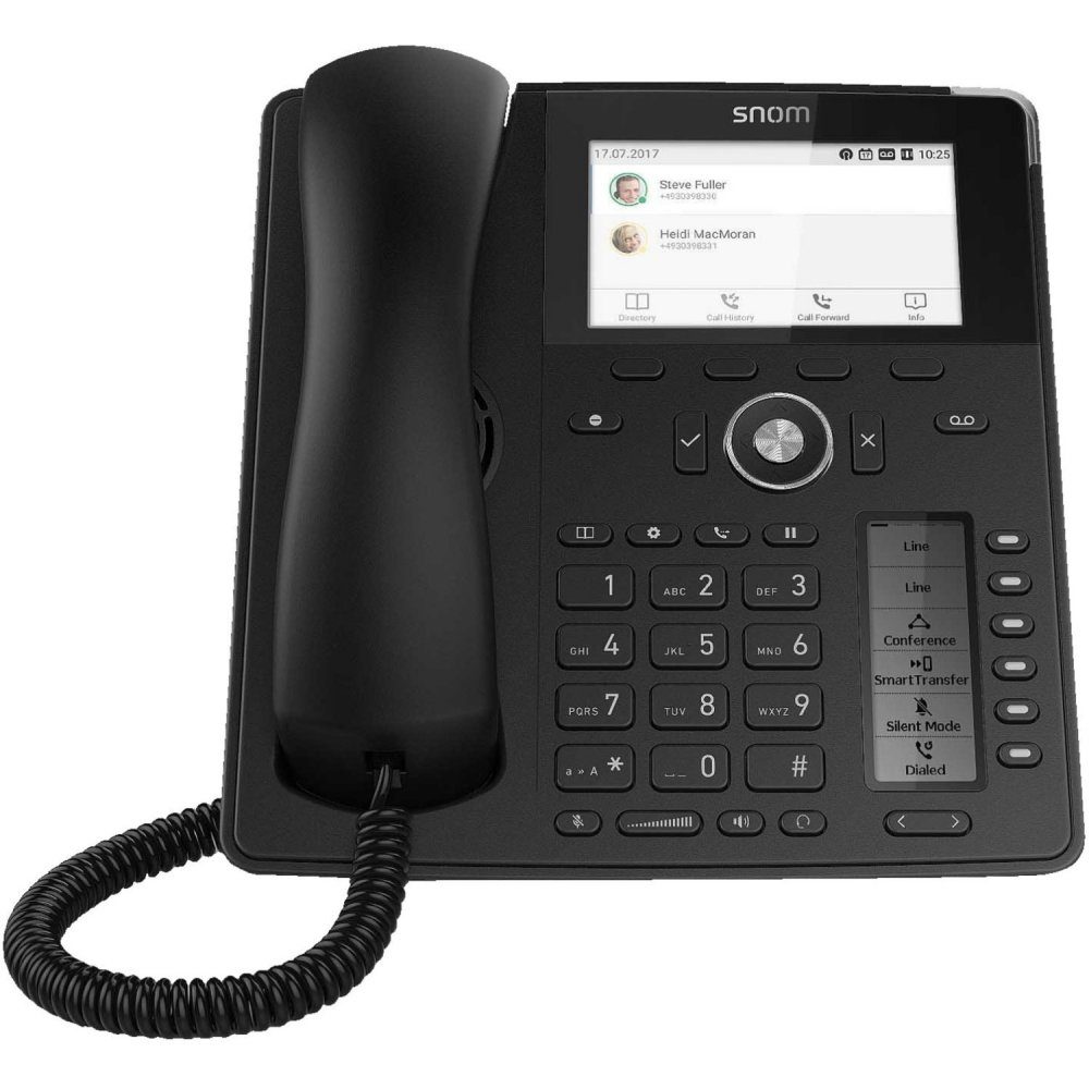 D785 Kabelgebundenes Telefon - Snom Telefon schwarz -