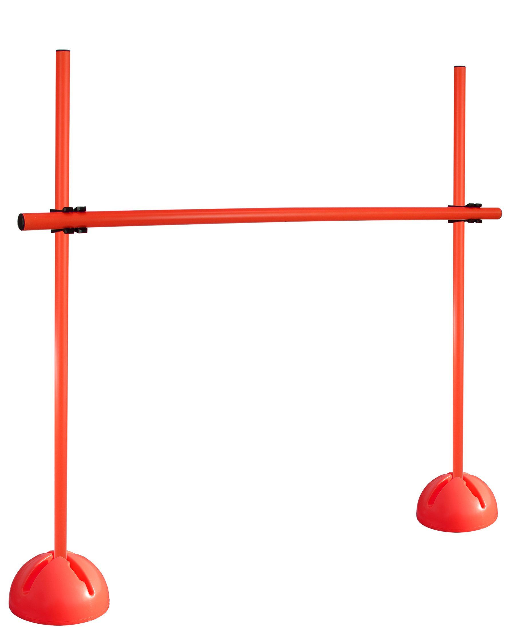 SPORTIKEL24 Hürde X-Fuß Hürdenset mit Stange 100 cm Farbe Rot, Leichte Montage